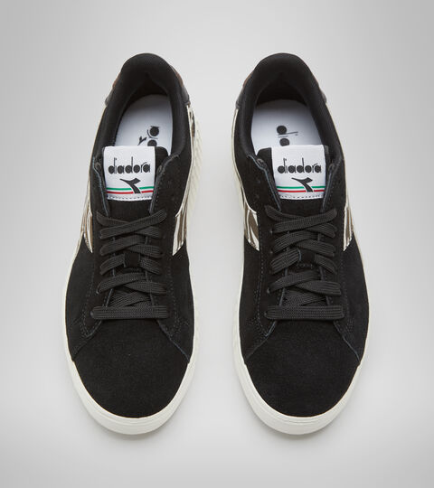 GAME STEP SUEDE ANIMALIER, NOIR/NOIR Chaussures de sport - Femme GAME STEP SUEDE ANIMALIER NOIR/NOIR - Diadora
