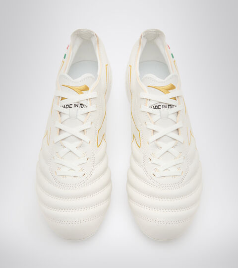 BRASIL ELITE TECH ITA LPX, WHITE/GOLD Footwear Sport UOMO BRASIL ELITE TECH ITA LPX WHITE/GOLD Diadora
