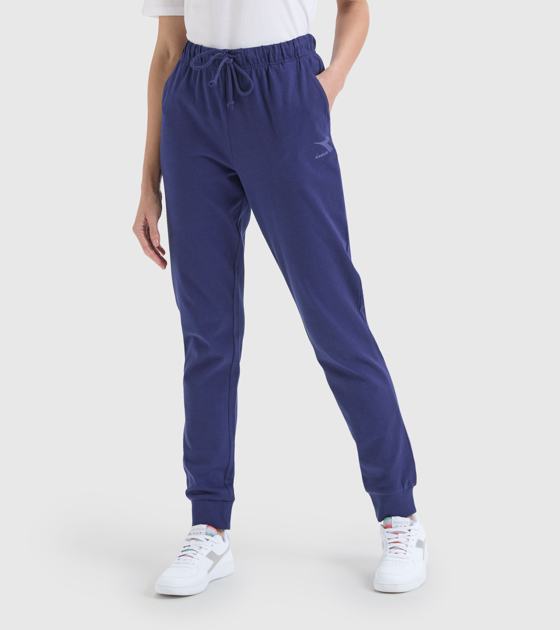 Pantalon de sport - Femme L.CUFF PANT CORE PROFOND COBALT - Diadora