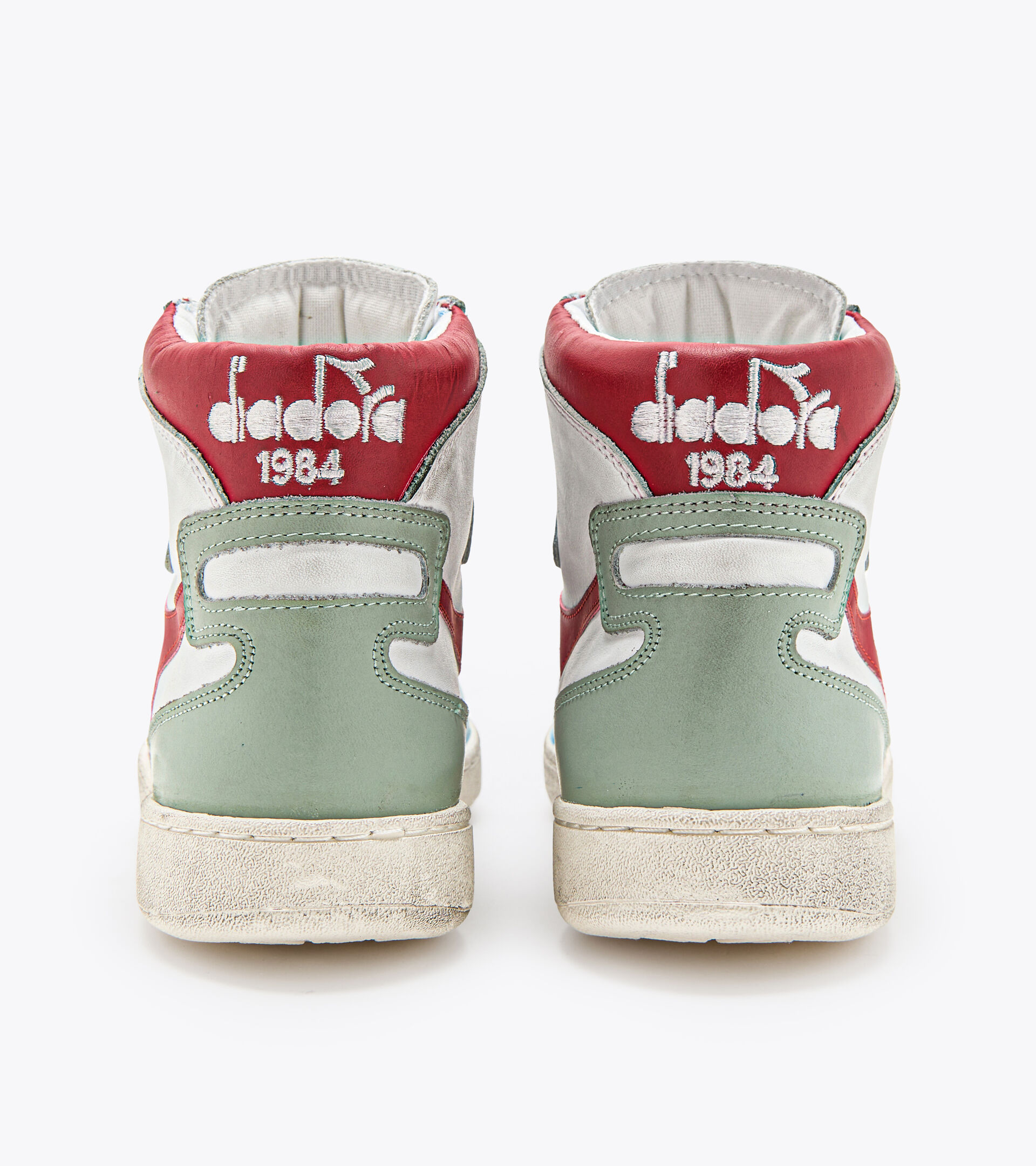 Heritage-Schuh - Gender neutral MI BASKET USED WEISS/AQUAMARIN - Diadora