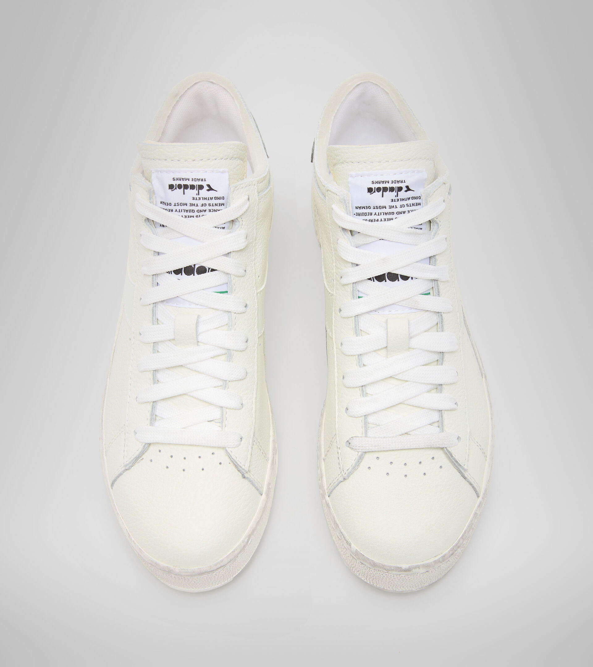 Sports shoe - Unisex GAME L WAXED ROW CUT WHITE/WHITE/WHITE - Diadora