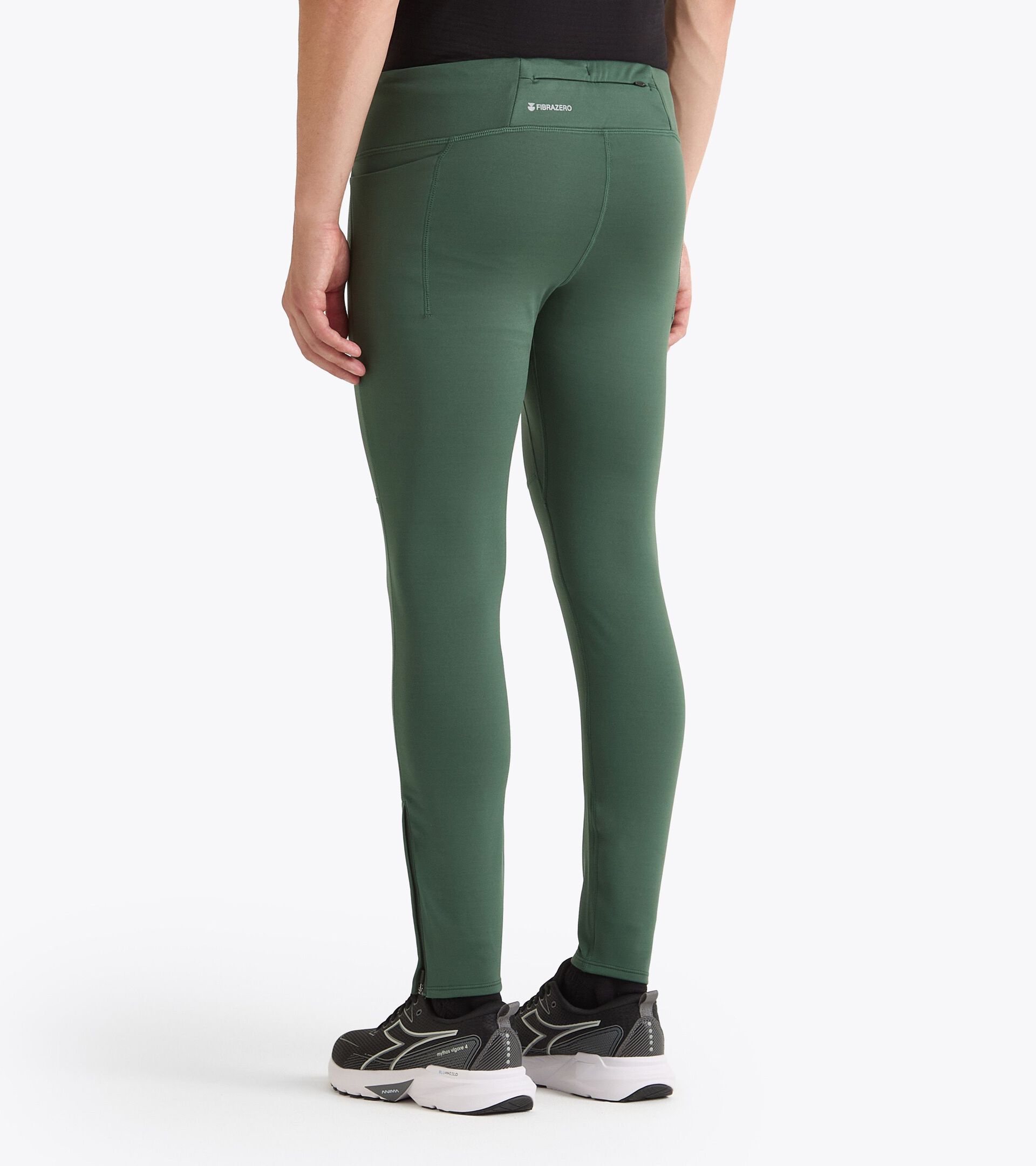 Thermoregulating tights with FIBRAZERO fabric - Winter Protection - Men
 RUN TIGHTS WINTER PROTECTION CILANTRO - Diadora