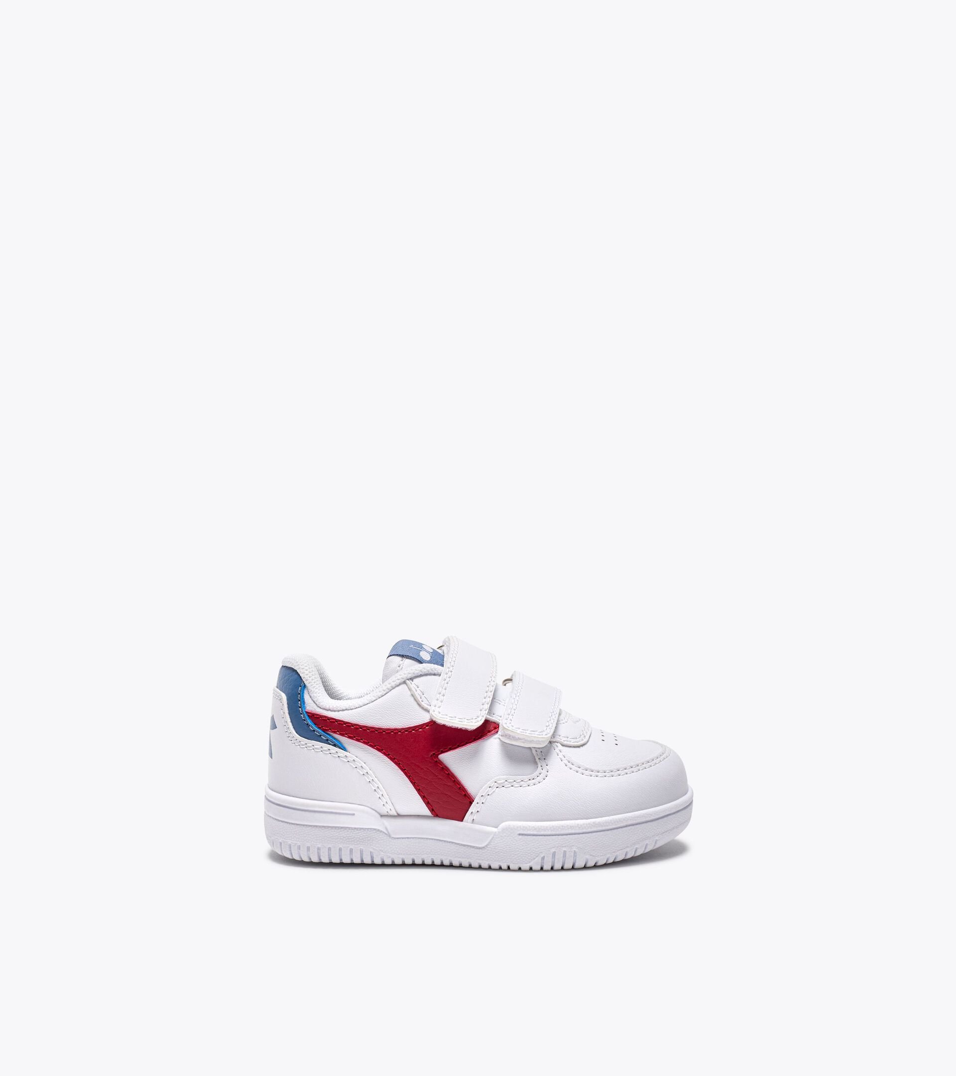 Sports shoes - Toddlers 1-4 years RAPTOR LOW TD WHITE/SALSA/CORONET BLUE - Diadora