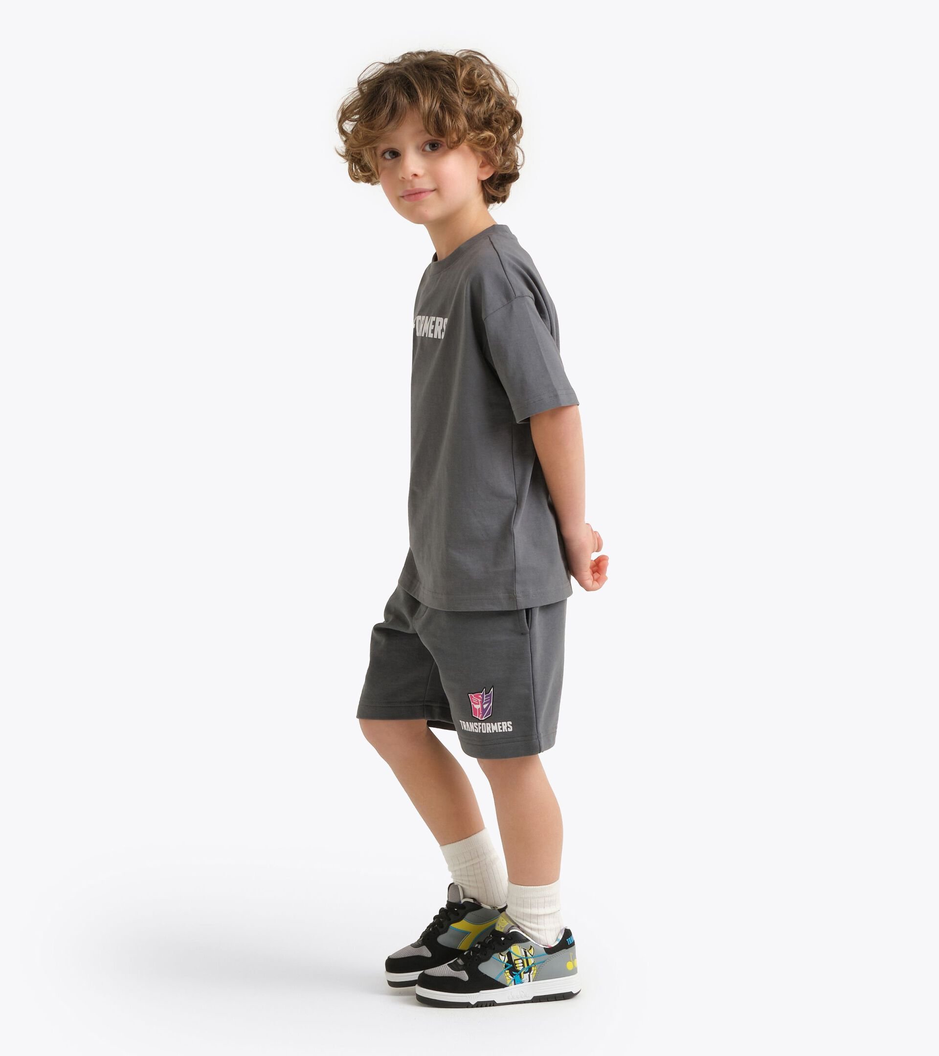 Transformers T-shirt - Boys and girls JU. T-SHIRT SS TRANSFORMERS TURBULENCE - Diadora