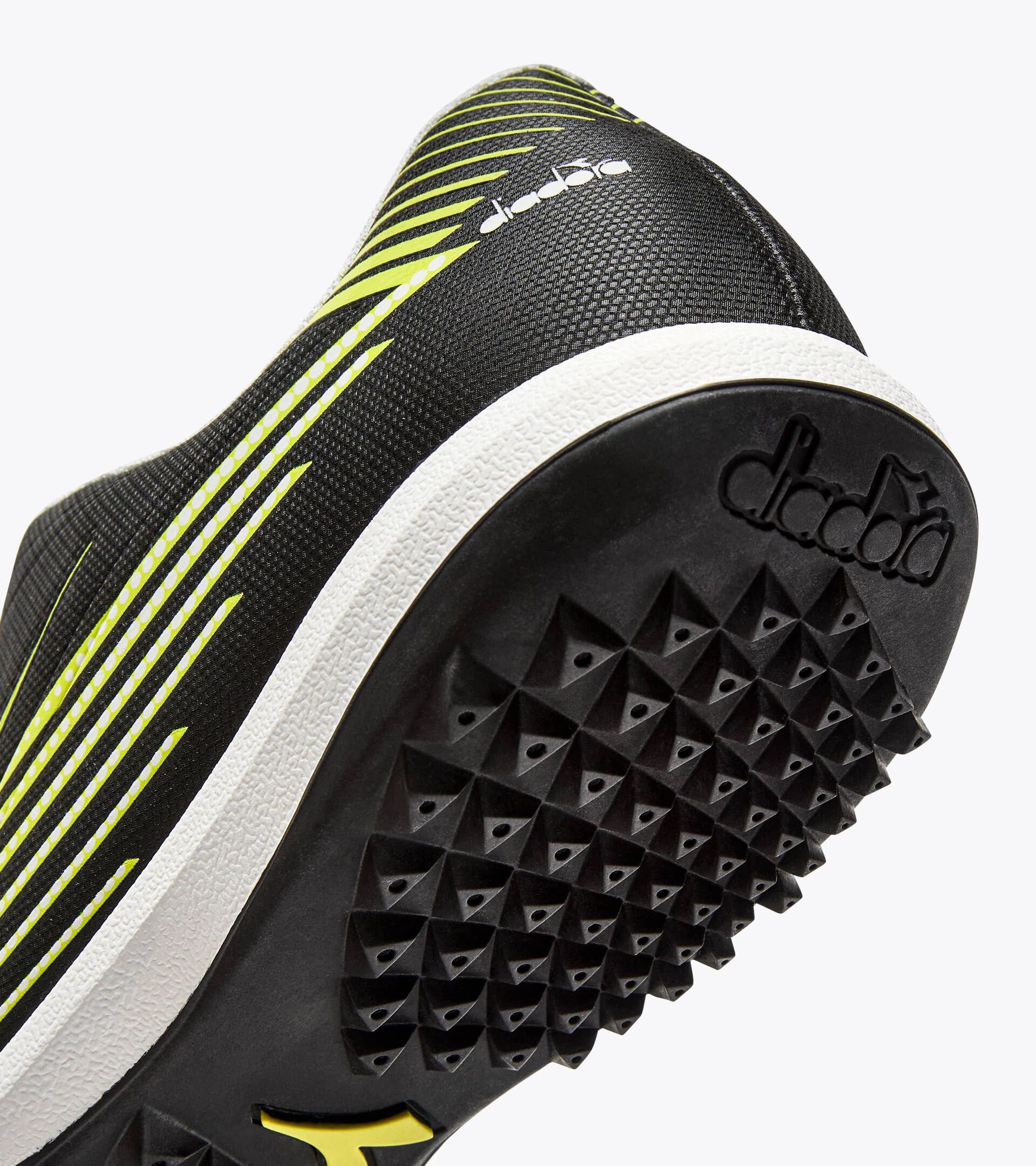 Calcio boots for synthetic grounds - Men&rsquo;s PICHICHI 8 TFR BLACK/FLUO YELLOW DIADORA - Diadora