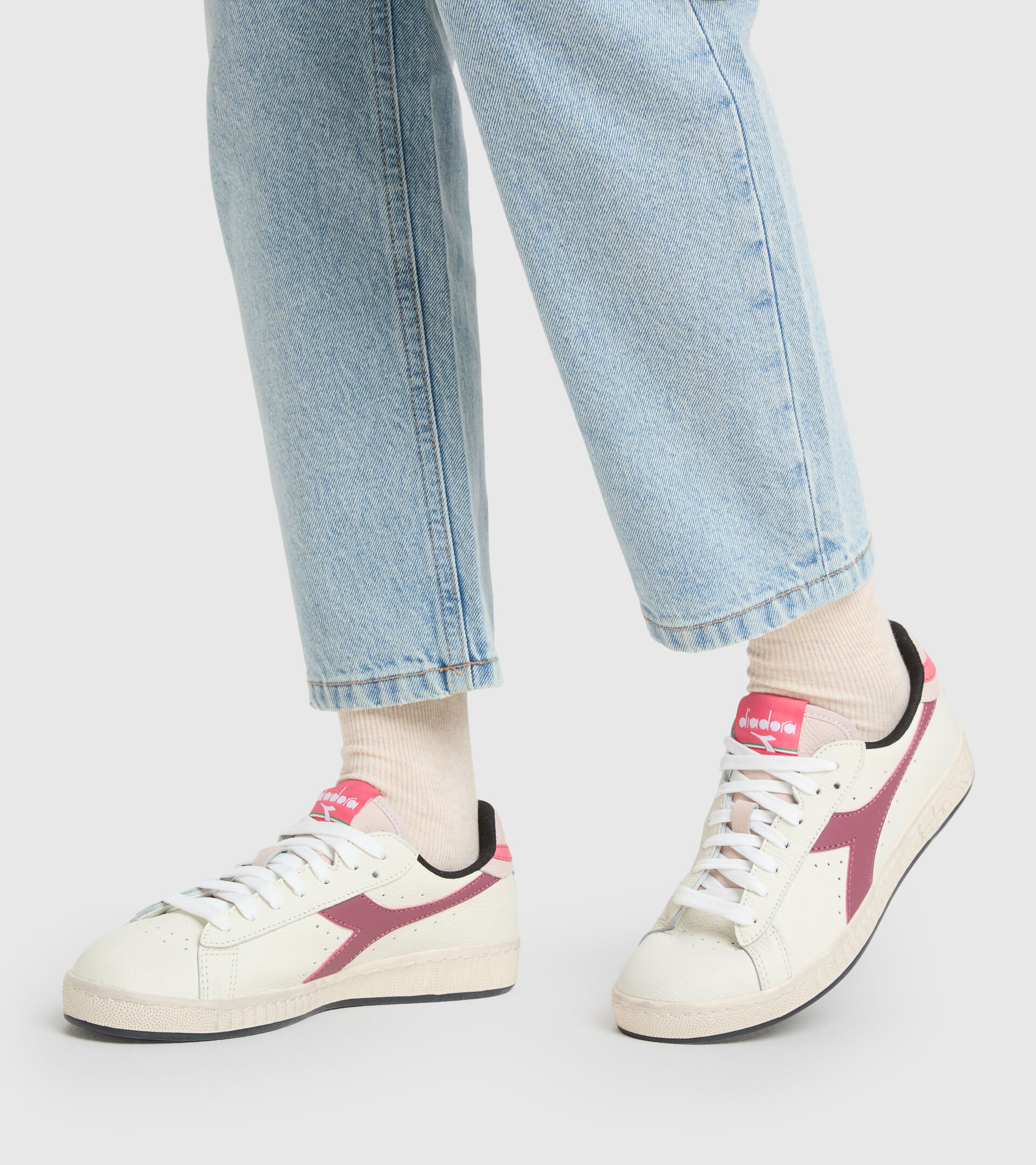 Sportschuh - Damen GAME L LOW ICONA WN SILBER PFINGSTROSE/SCHWZ/TEERO - Diadora