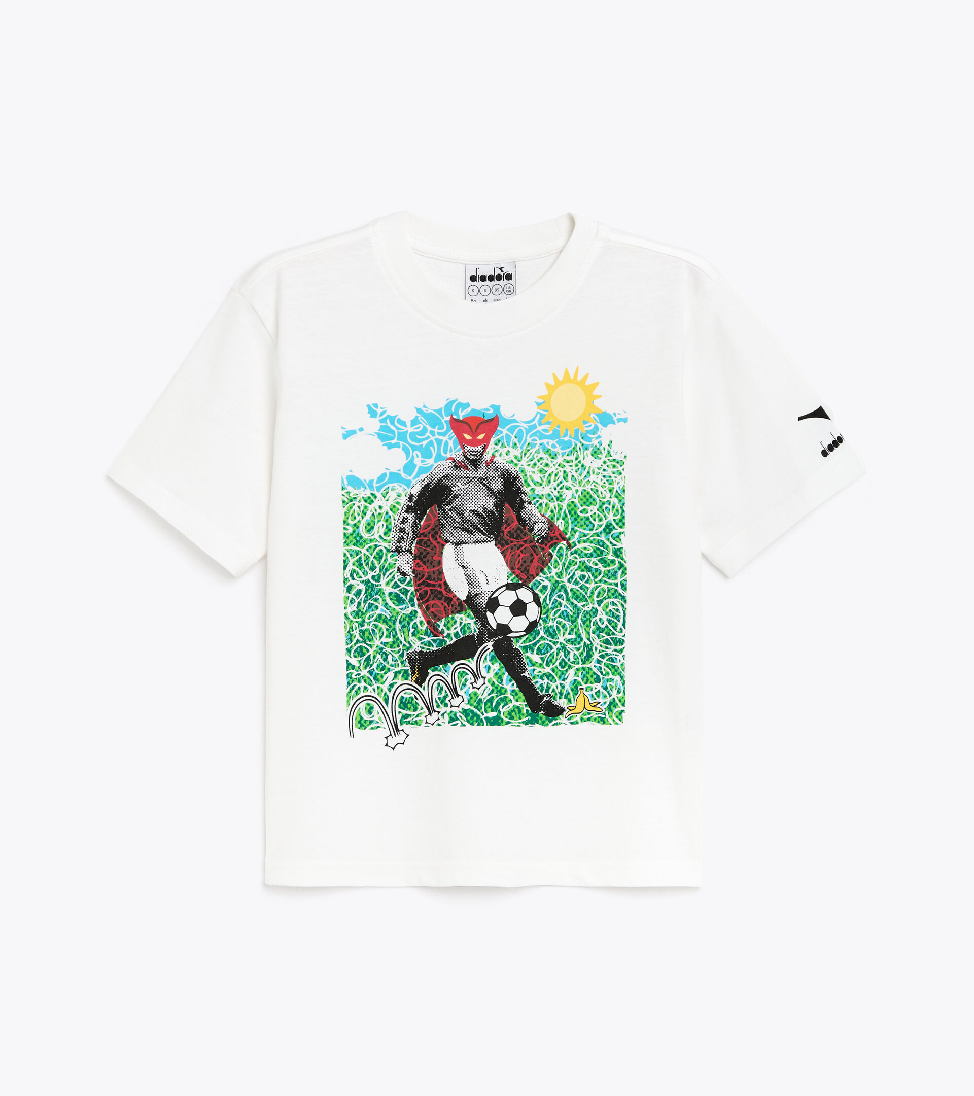 null JB. T-SHIRT SS BOUNCE STRAHLEND WEISSE - Diadora