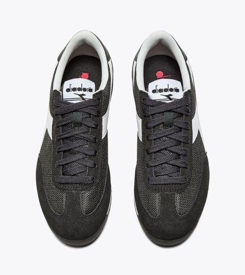 CROSS, BLACK BELUGA Low-profile suede sneaker - All-gender CROSS BLACK BELUGA - Diadora