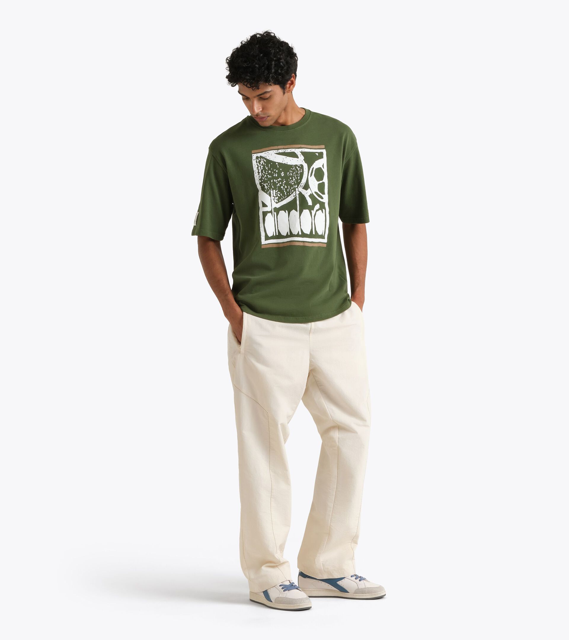 T-shirt Legacy - Made in Italy - Pour tous les genres
 T-SHIRT SS LEGACY I VERT JARDIN - Diadora