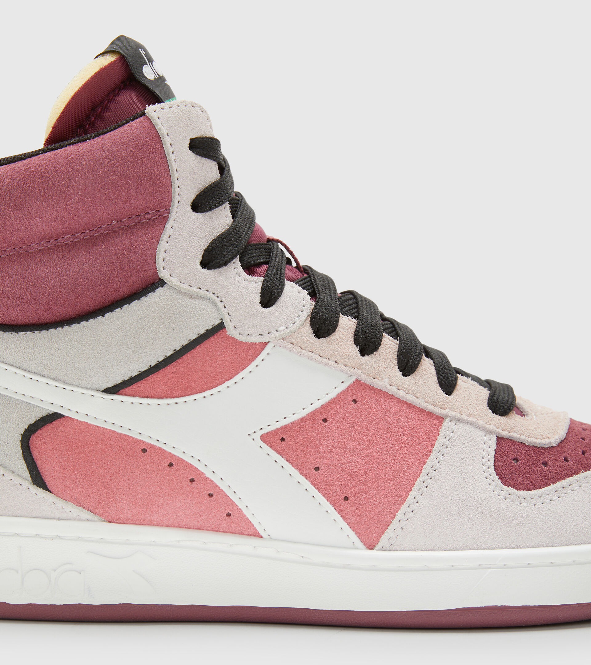 Chaussures de sportswear - Femme MAGIC BASKET MID SUEDE WN RS RENAISSANCE/MARBRE VLT/ROSE - Diadora