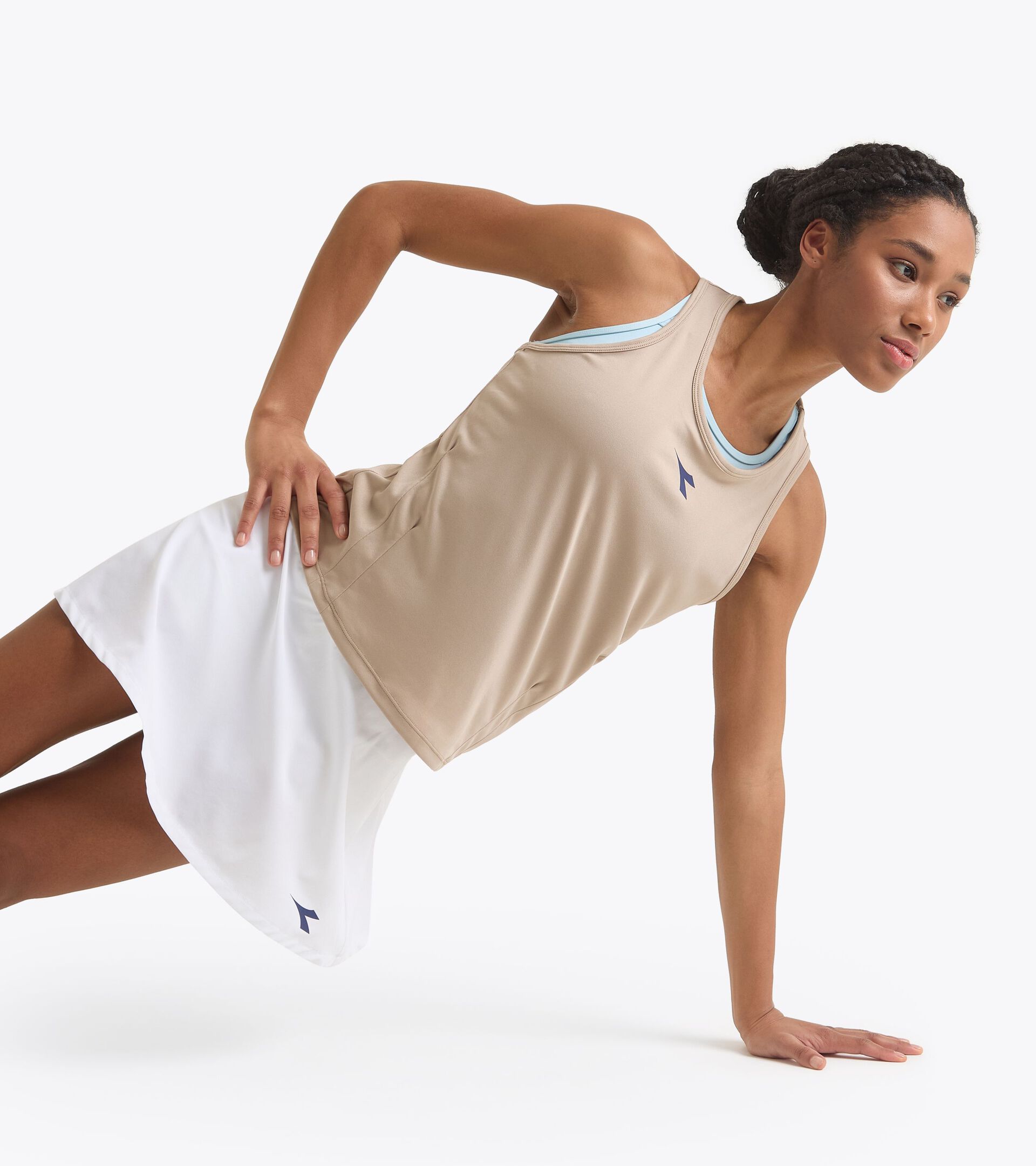 Tennis racerback tank top - Women’s L. TANK CORE HUMUS - Diadora