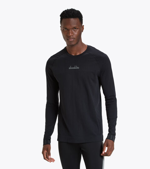 Long-sleeved training T-shirt - Men LS SKIN FRIENDLY T-SHIRT BLACK - Diadora