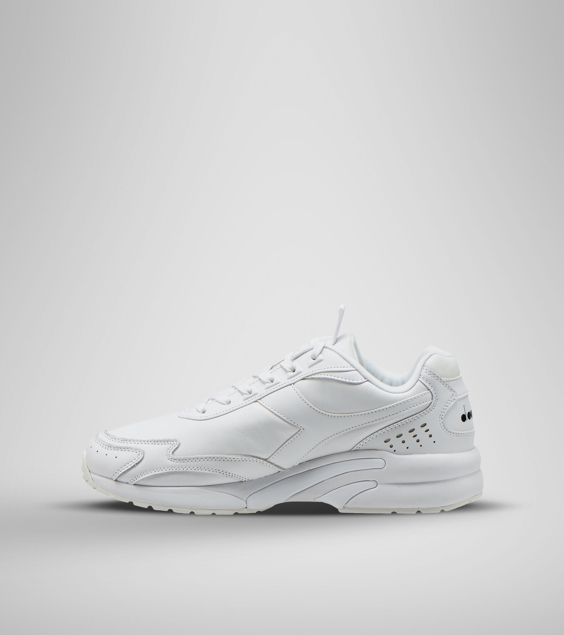 Sports shoe - Unisex DISTANCE 280 LEATHER WHITE/WHITE/WHITE - Diadora