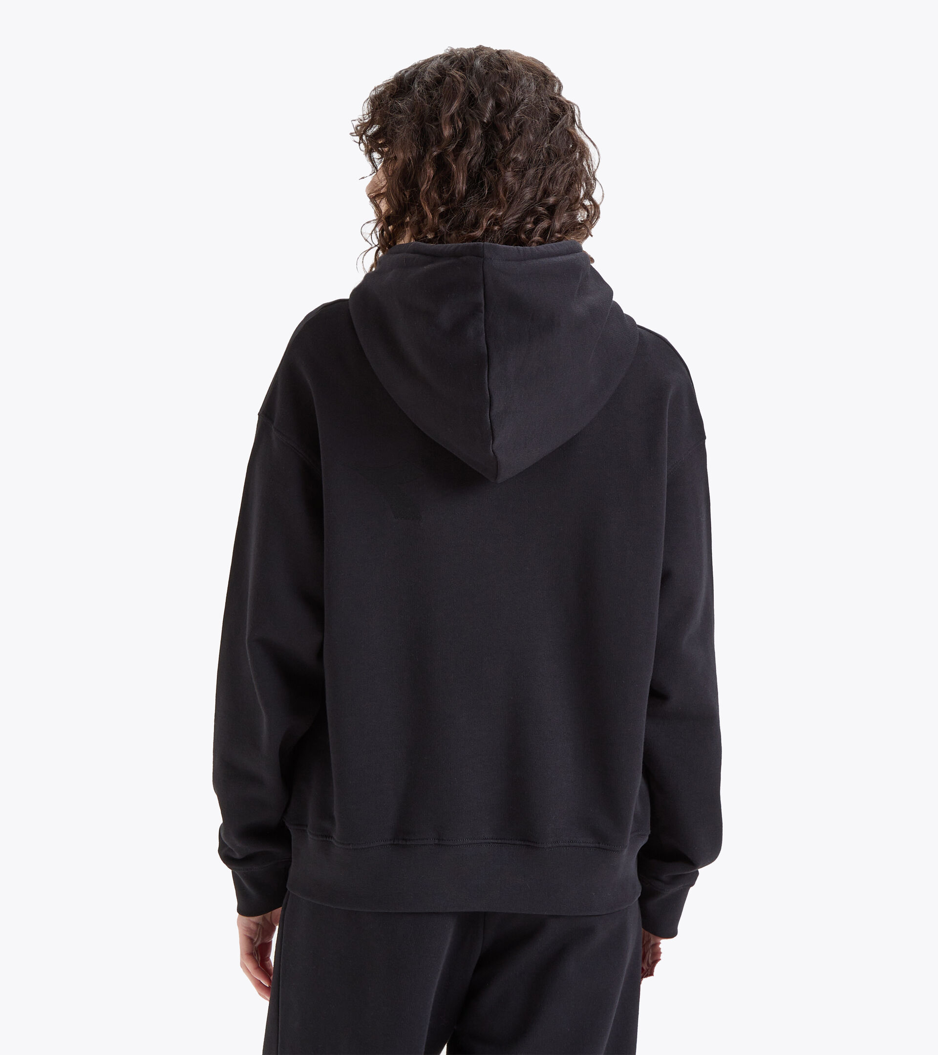 Felpa con cappuccio in cotone - Gender neutral HOODIE SPW LOGO NERO - Diadora