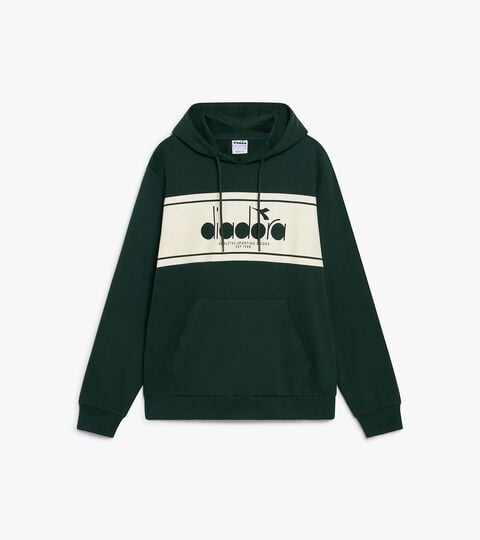 Sudadera con capucha - Regular - Hombre LOGO HOODIE (FT) VERDE BOSQUECILLO DE PINO - Diadora