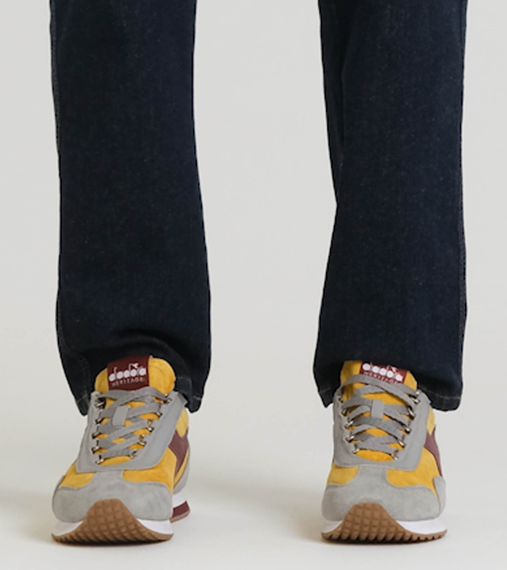 Sneaker Heritage in pelle profilo basso - Per ogni genere EQUIPE '75 SW GIALLO FRESIA - Diadora