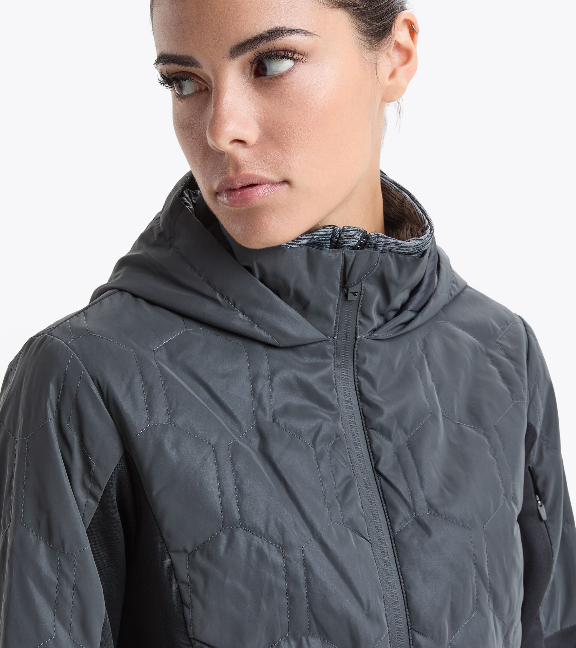 Chaqueta para correr - Mujer L. BRIGHT JACKET BE ONE NEGRO - Diadora