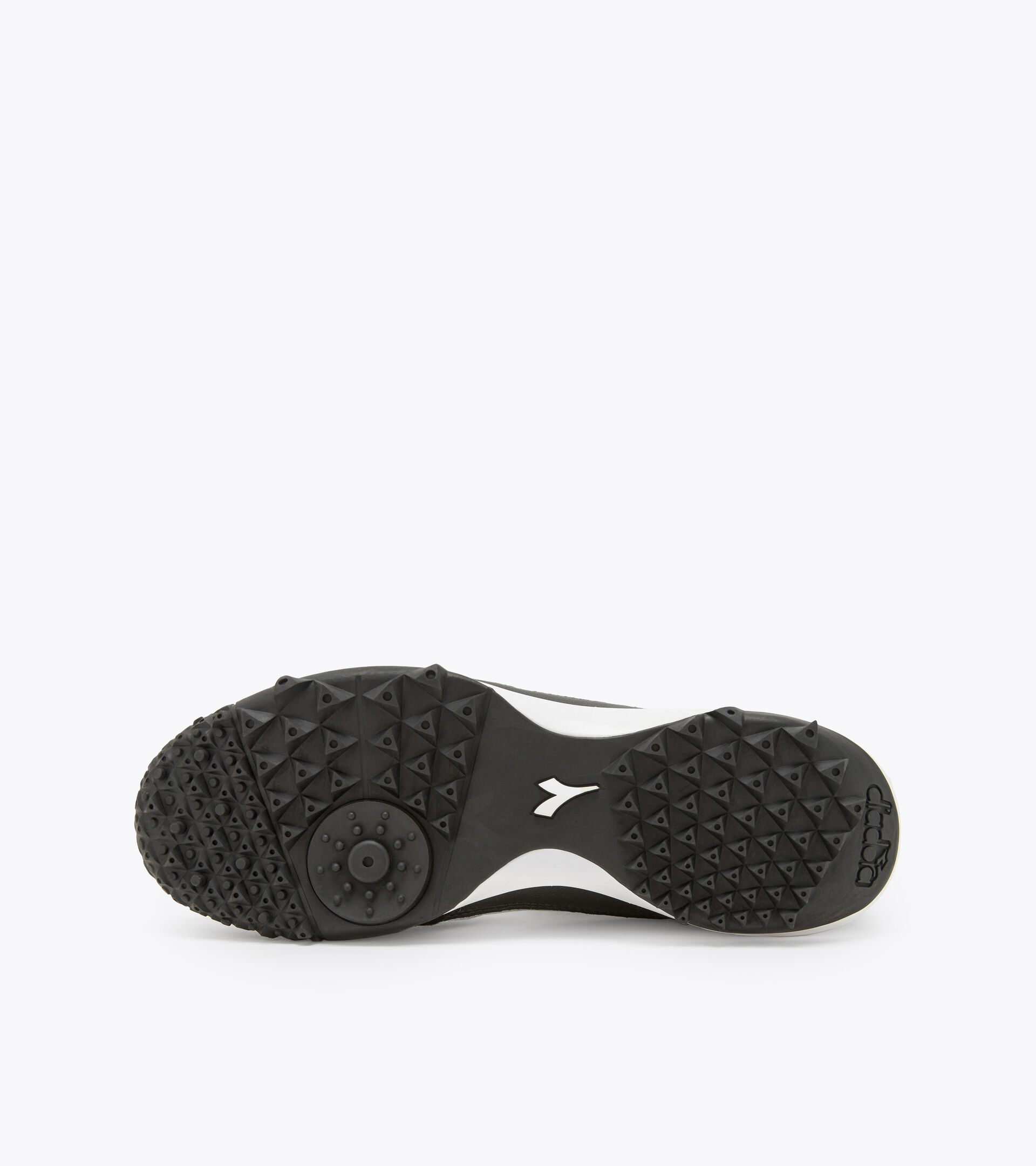 Futsal boot - Specific outsole for synthetic/hard ground CALCETTO II LT TF BLACK /WHITE - Diadora
