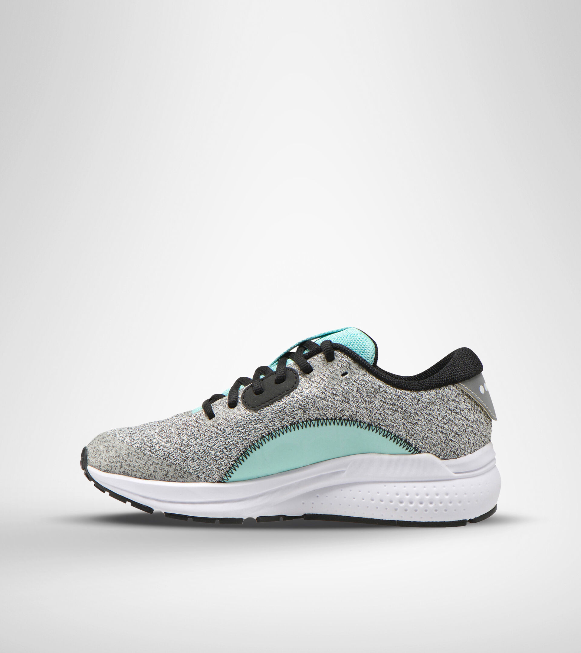 Running shoe - Women KURUKA 5 W SILVER DD/WHITE/BLUE TINT - Diadora