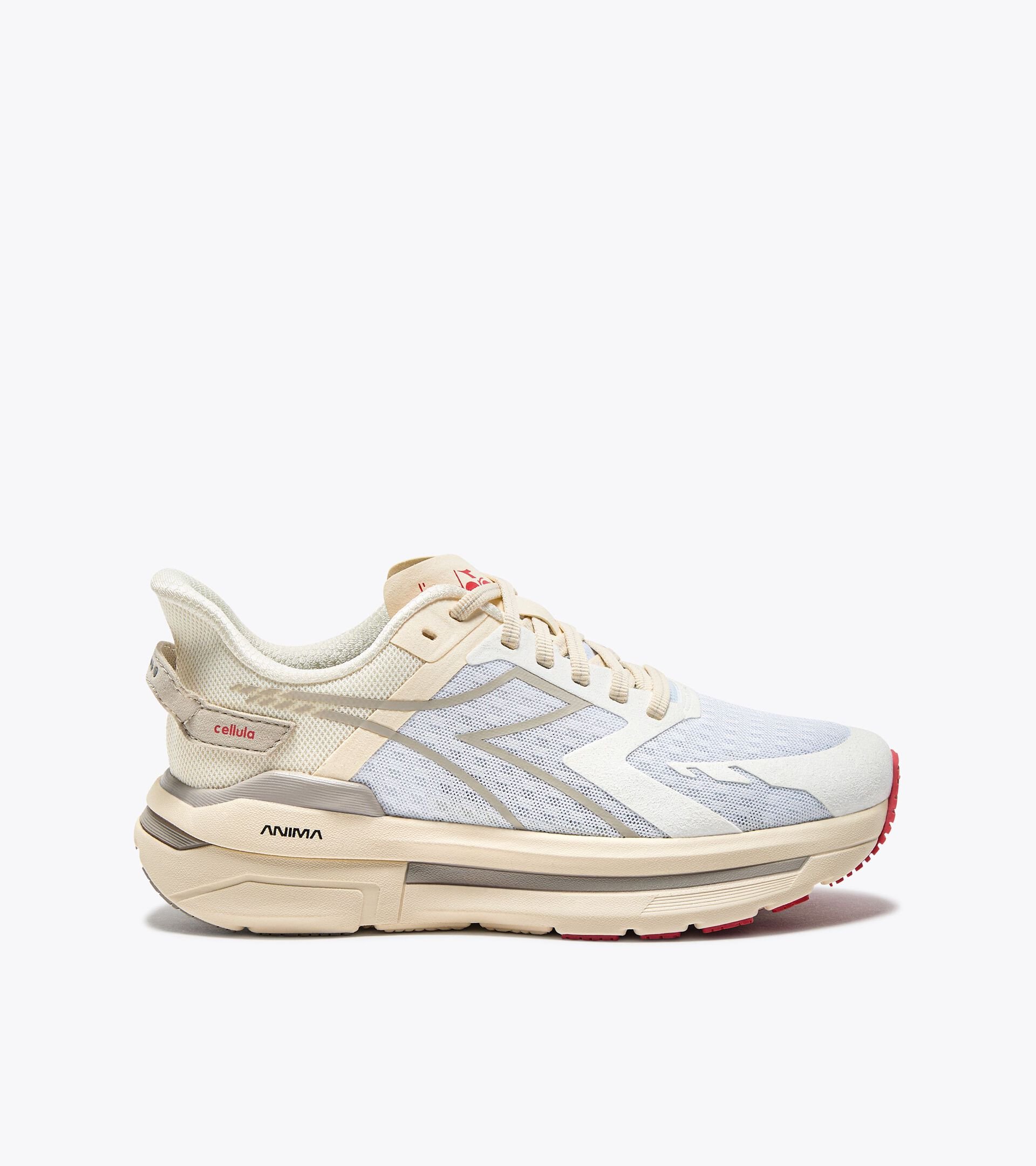 Running shoe - Comfort and stability - Women’s CELLULA W WHT/WHISPER WHT/CHATEAU GRY - Diadora