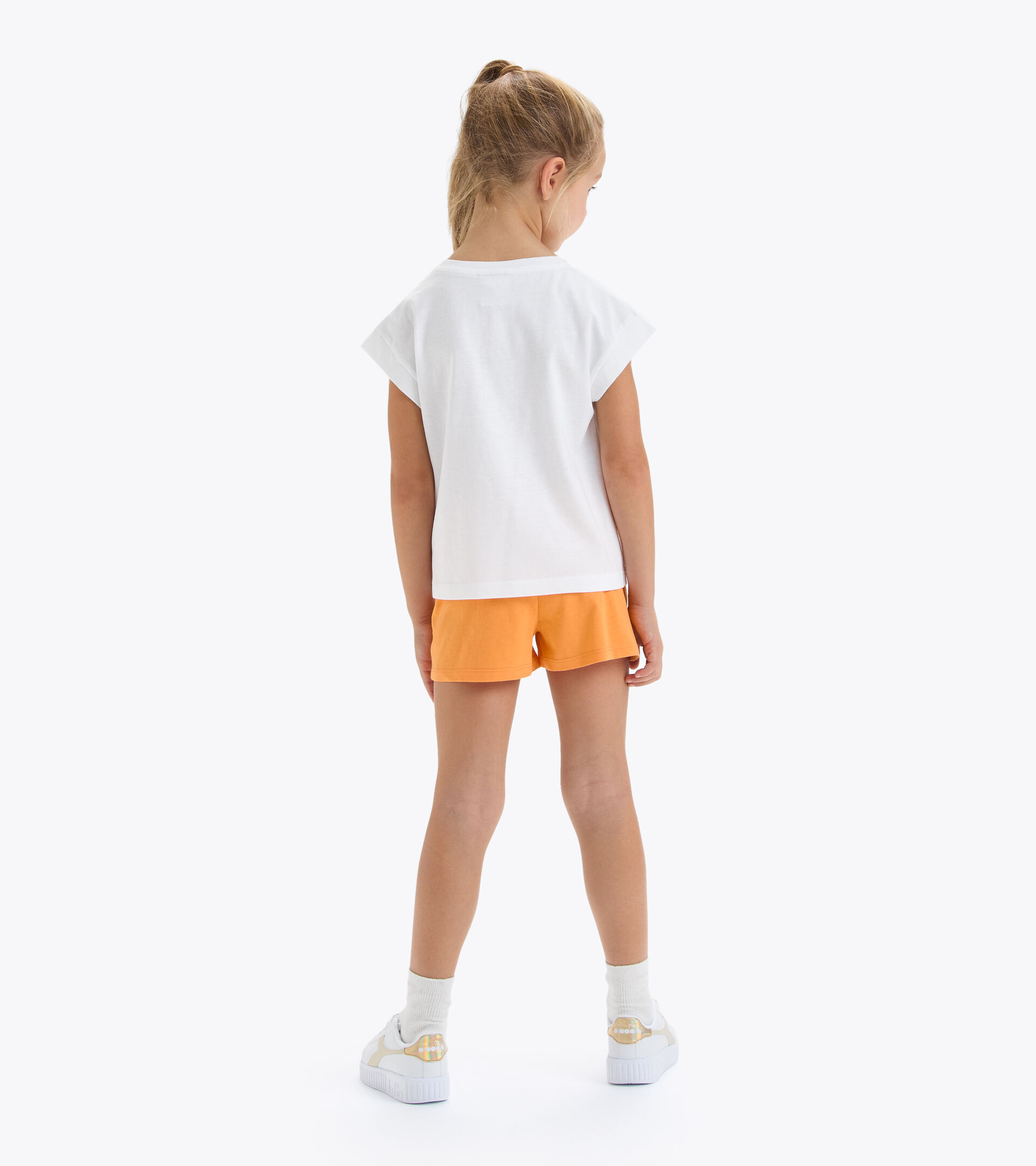 Conjunto completo - Niña JG.SET SS SPORT ART BLANCO VIVO - Diadora