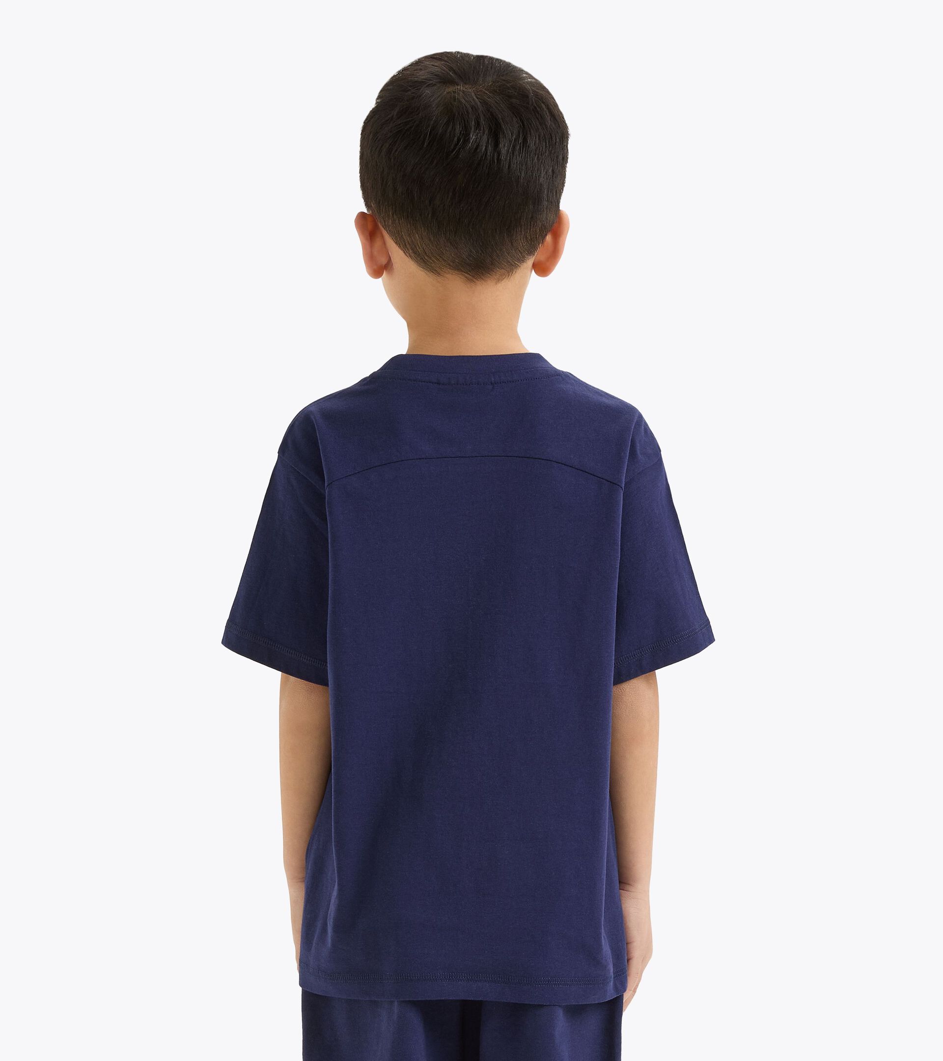 Camiseta de algodón - Niños y adolescentes
 JB.T-SHIRT SS RIDDLE AZUL CHAQUETON - Diadora