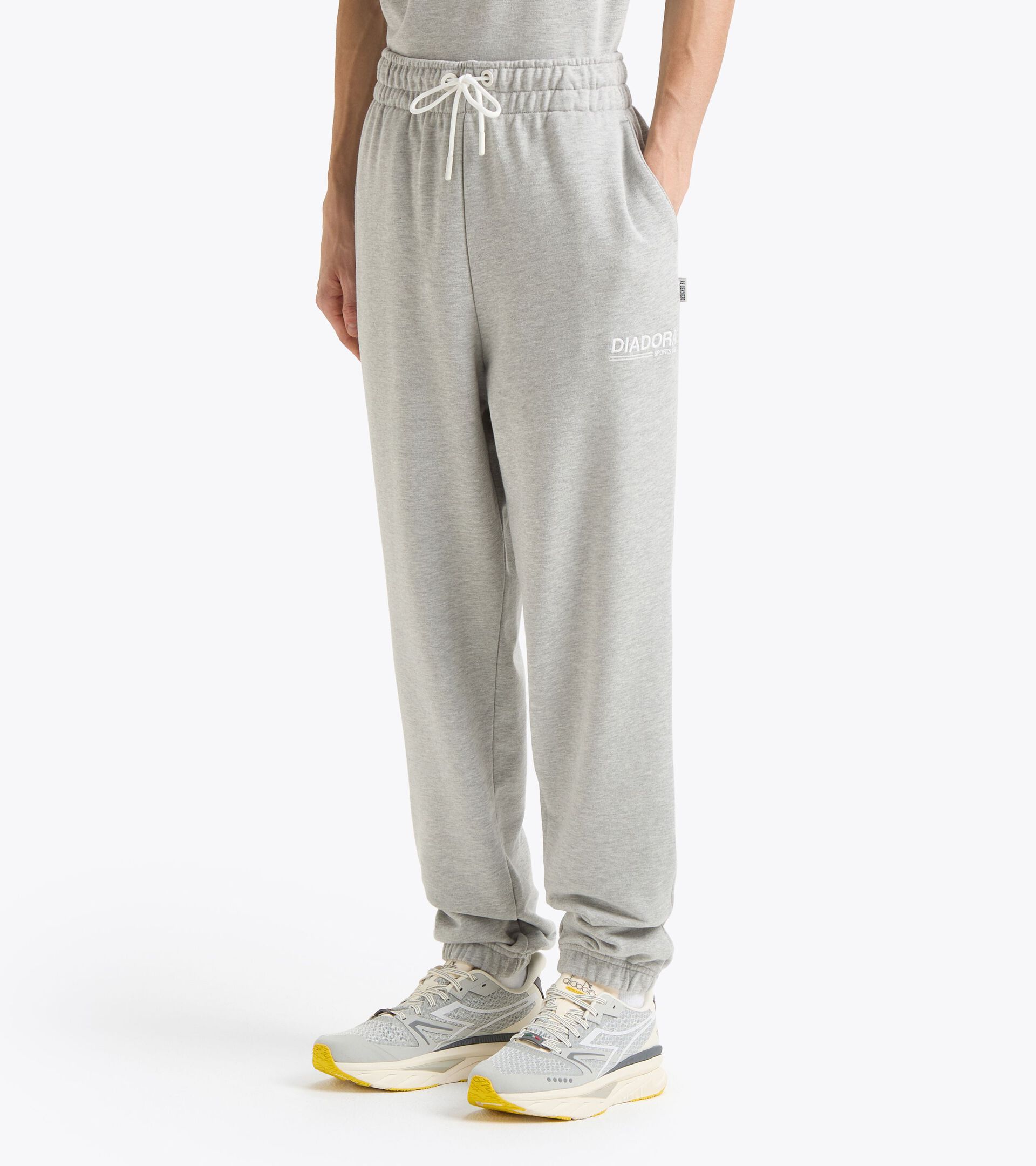 Legacy joggers with a comfort fit - Made in Italy - All-Gender
 PANTS LEGACY HIGH RISE MELANGE - Diadora