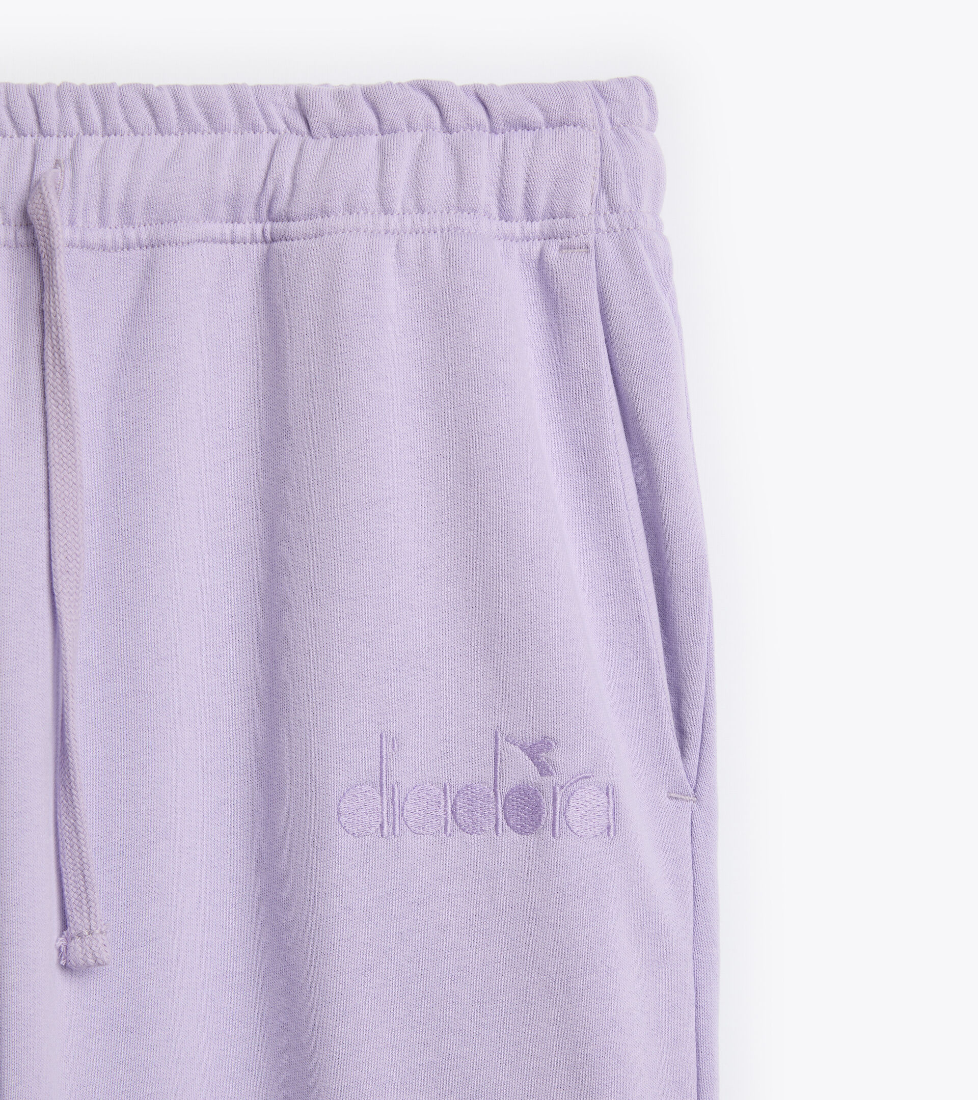 Cotton sweatpants - Gender neutral PANT SPW LOGO PURPLE ROSE - Diadora