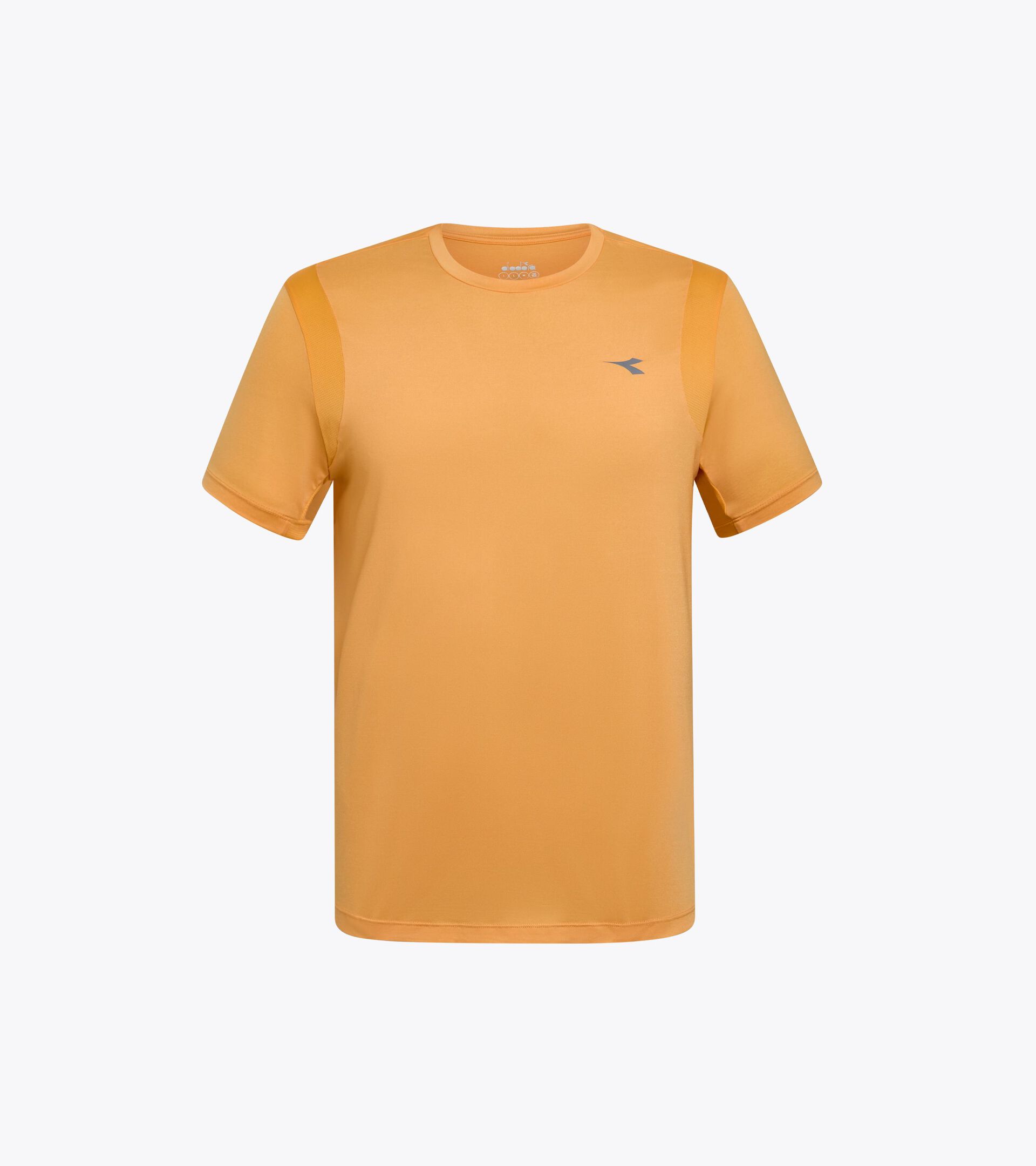 Camiseta de running - Hombre SS T-SHIRT TECH RUN CREW CO NARANJA KUMQUAT - Diadora