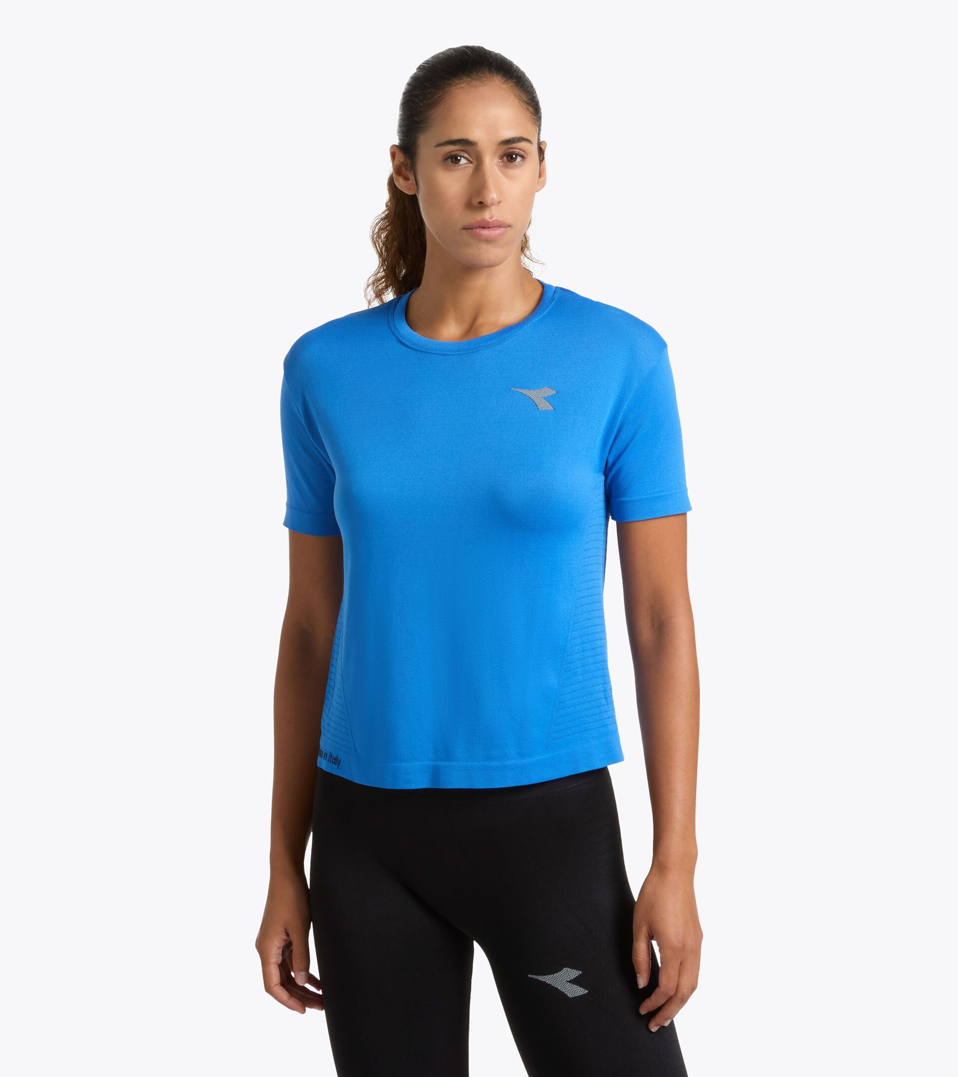 Thermoregulating Technical T-shirt - STRATOUNO Running - Women&rsquo;s L. SS T-SHIRT STRATOUNO SKY-BLUE FIORDALISO - Diadora
