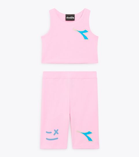 Set - Comfort Fit - Mädchen JG. SET CYCLIST TD ARMLICH ROSA - Diadora