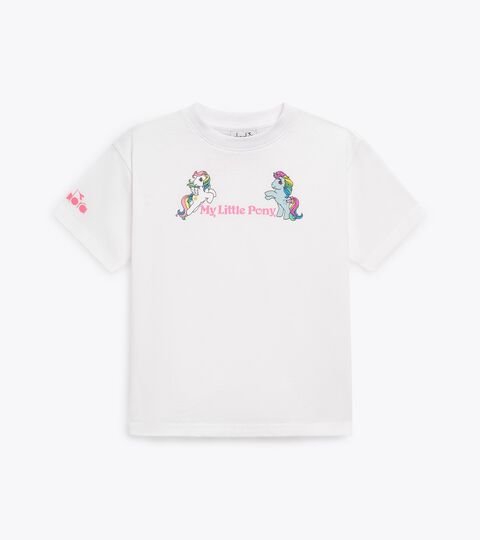 My Little Pony T-shirt - Boys and girls JU. T-SHIRT SS TRFS/MLP OPTICAL WHITE - Diadora