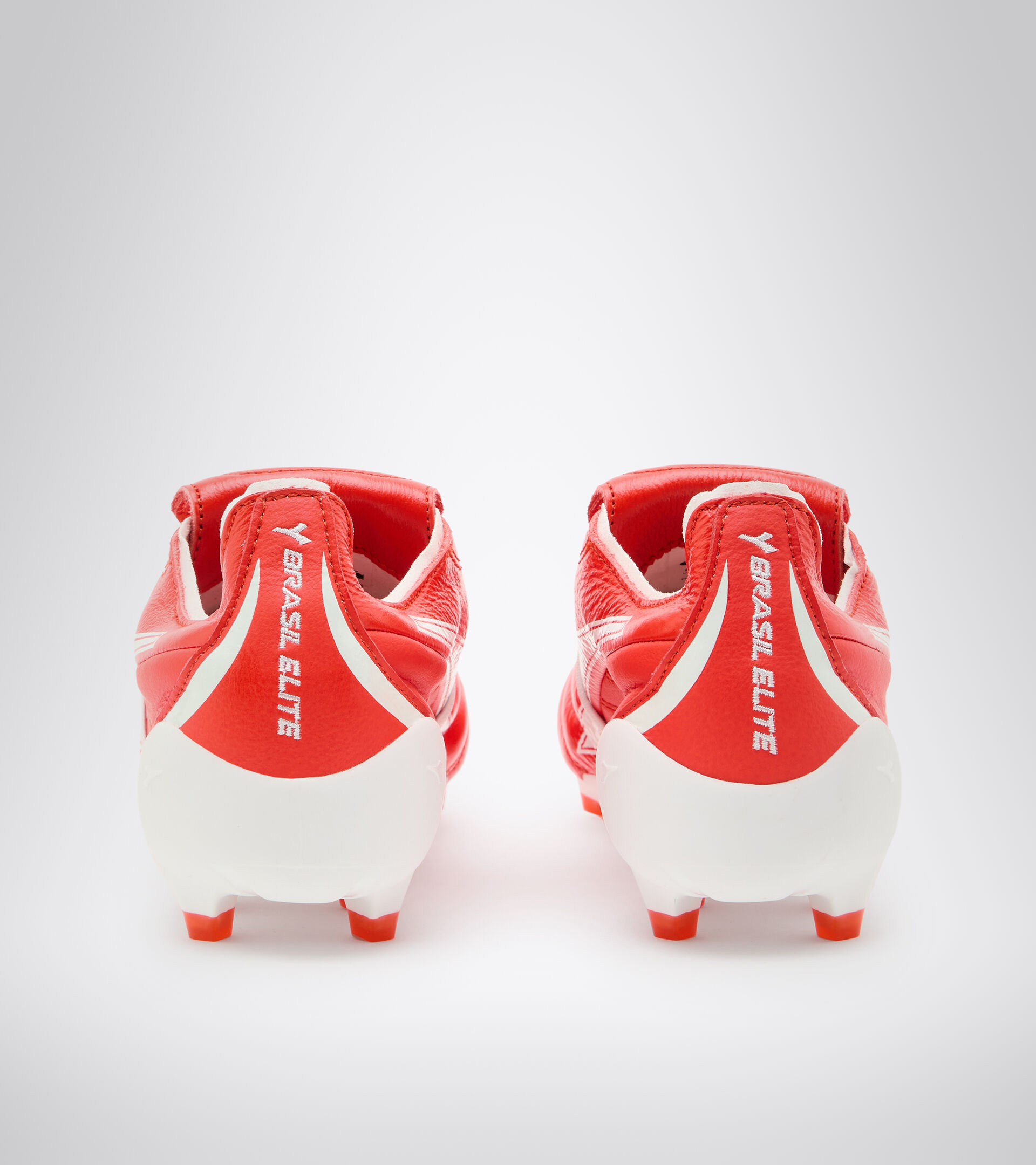 Firm ground football boots - Made in Italy BRASIL ELITE TECH T ITA LPX FLUO RED/WHITE - Diadora