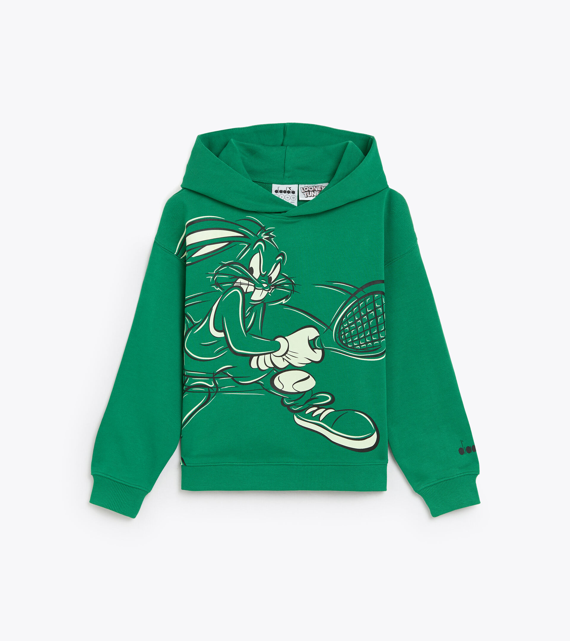 Hooded sweatshirt - Kids JU.HOODIE WB JOLLY GREEN - Diadora