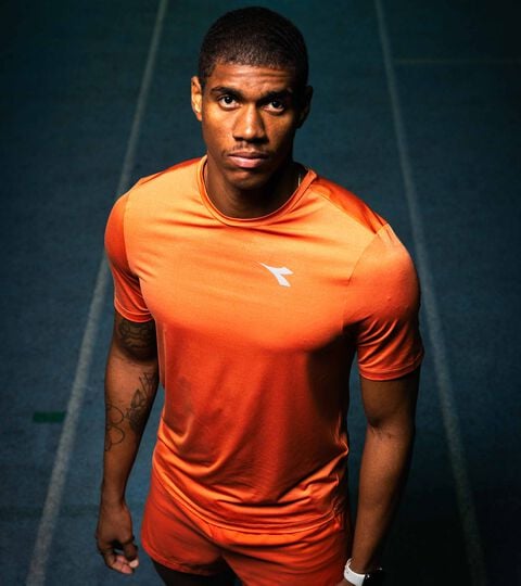 Camiseta técnica de running - Hombre SS T-SHIRT TECH RUN CREW KOI - Diadora