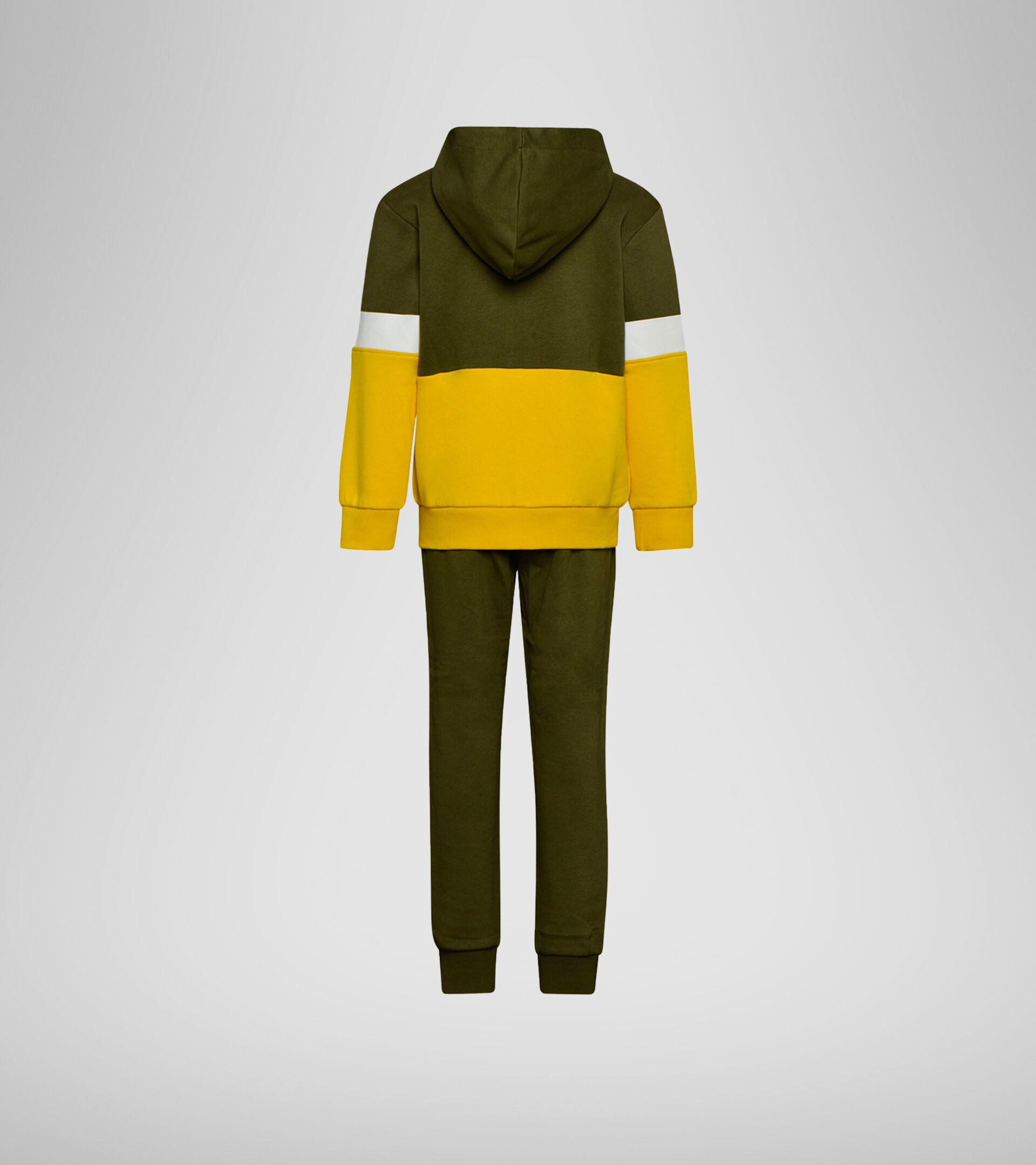 Tracksuit - Boys JB.HOODIE FZ SUIT 5PALLE YELLOW CITRON - Diadora
