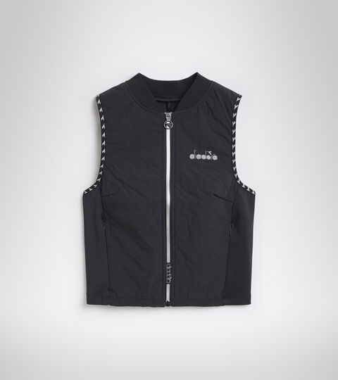 L. URBAN VEST BE ONE, NERO Gilet antivento da running - Donna L. URBAN VEST BE ONE NERO - Diadora
