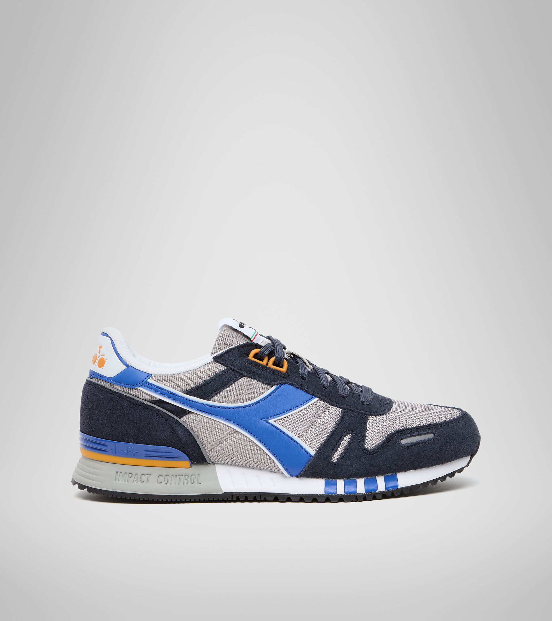 Sports shoe - Men TITAN ASH GREY/BLUE DENIM - Diadora
