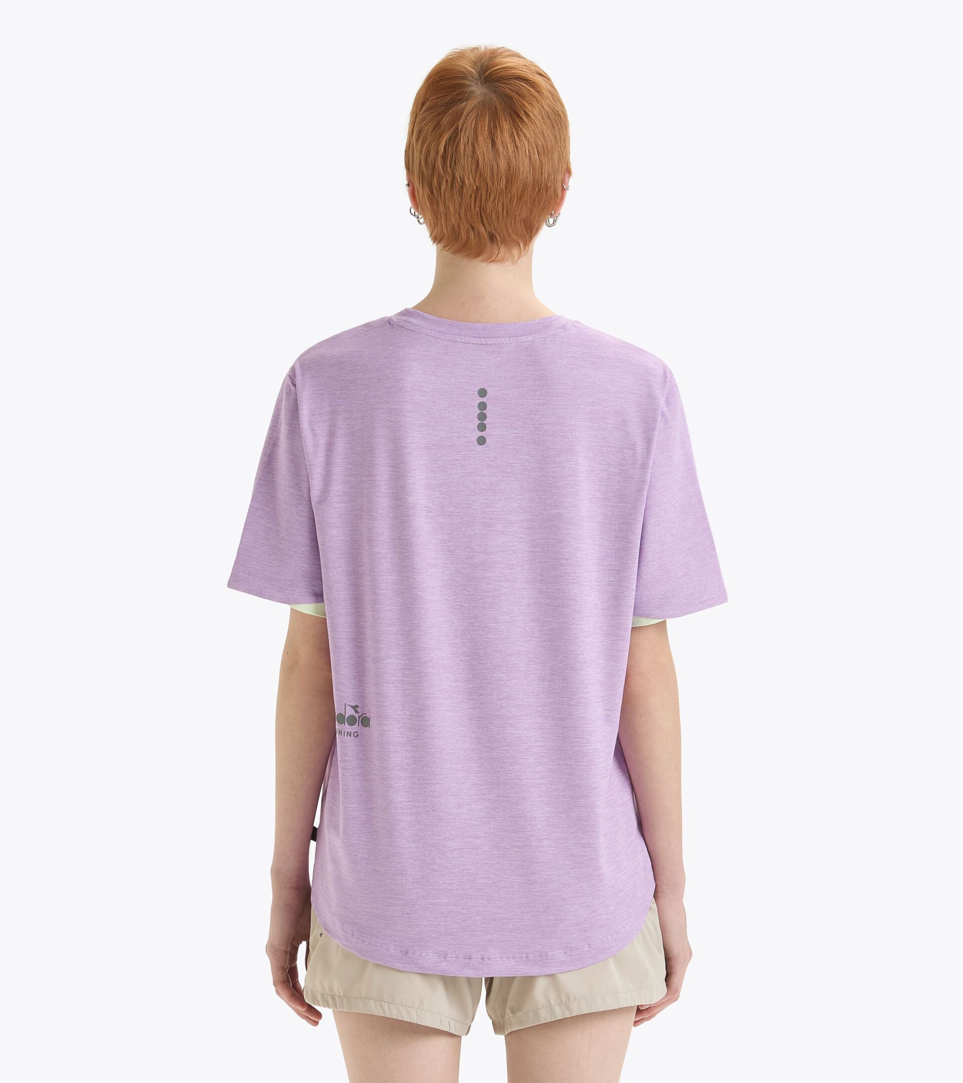 Short-sleeved training t-shirt - Unisex SS T-SHIRT MILL CITY VIOLET SHEER LILAC - Diadora