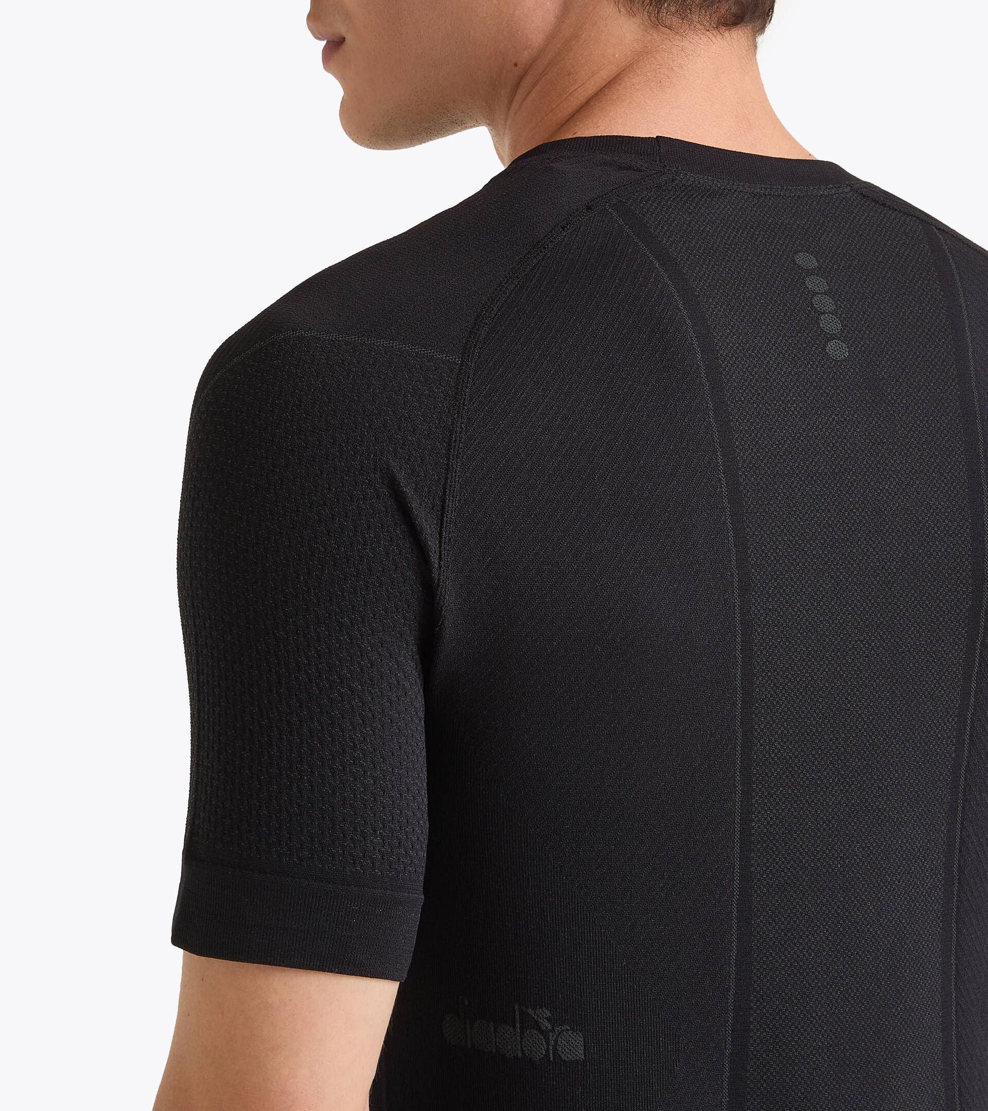 Camiseta Made in Italy&sect;Running&sect;Hombre STRATOZERO SS T-SHIRT NEGRO - Diadora