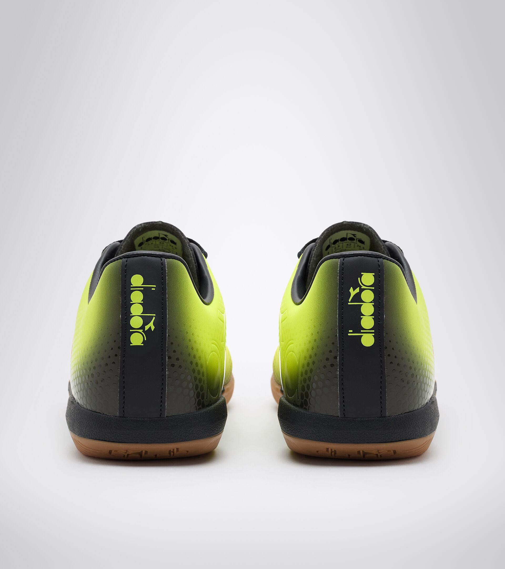 Indoor and parquet court futsal boots BOMBER IDR FLUO YELLOW DD/BLK/FLUO RED - Diadora