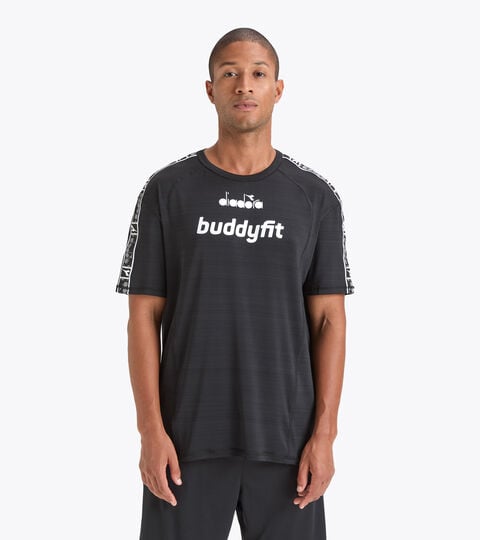 Camiseta de entrenamiento - Hombre SS T-SHIRT BUDDYFIT NEGRO - Diadora