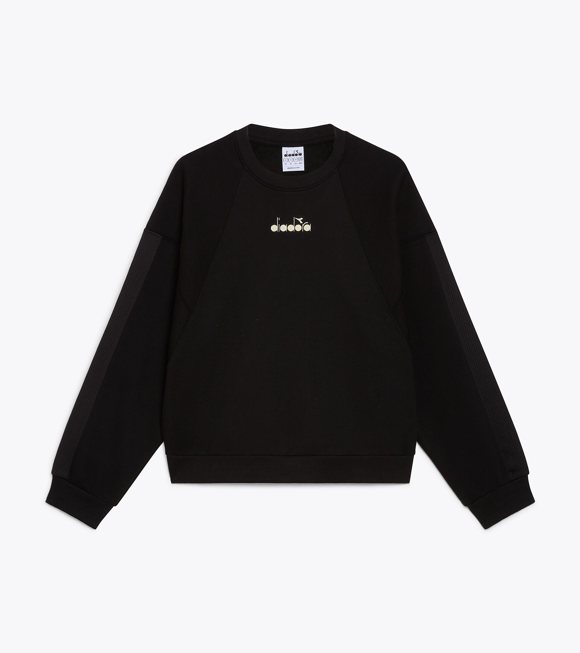Sweatshirt aus Jersey - Comfort Fit - Damen L. SWEATSHIRT LOGO (BR) SCHWARZ - Diadora