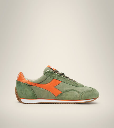 Heritage shoe - Unisex EQUIPE H CANVAS STONE WASH GREEN LODEN - Diadora