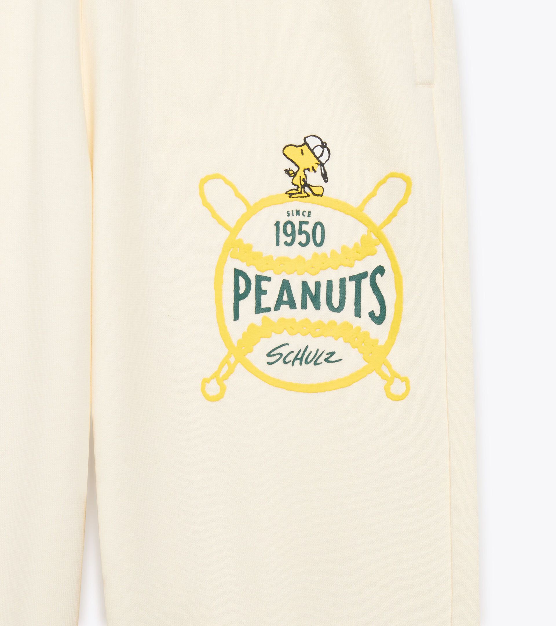 Trainingshose Peanuts im College-Stil - Mädchen und Jungen  JU. PANTS PEANUTS GARDENIE WEISS - Diadora