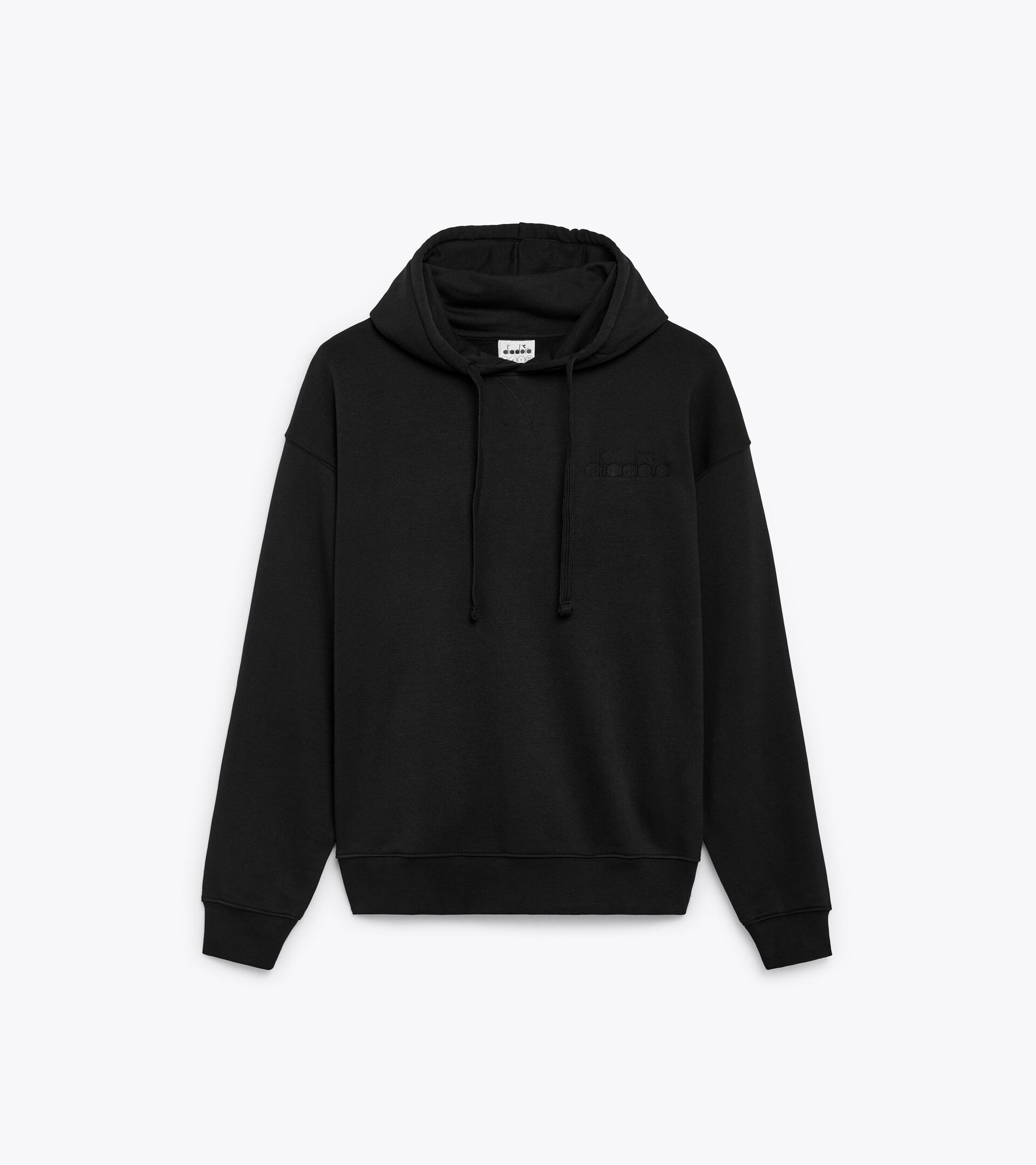 Sudadera con capucha - Gender neutral HOODIE ATHL. LOGO NEGRO - Diadora