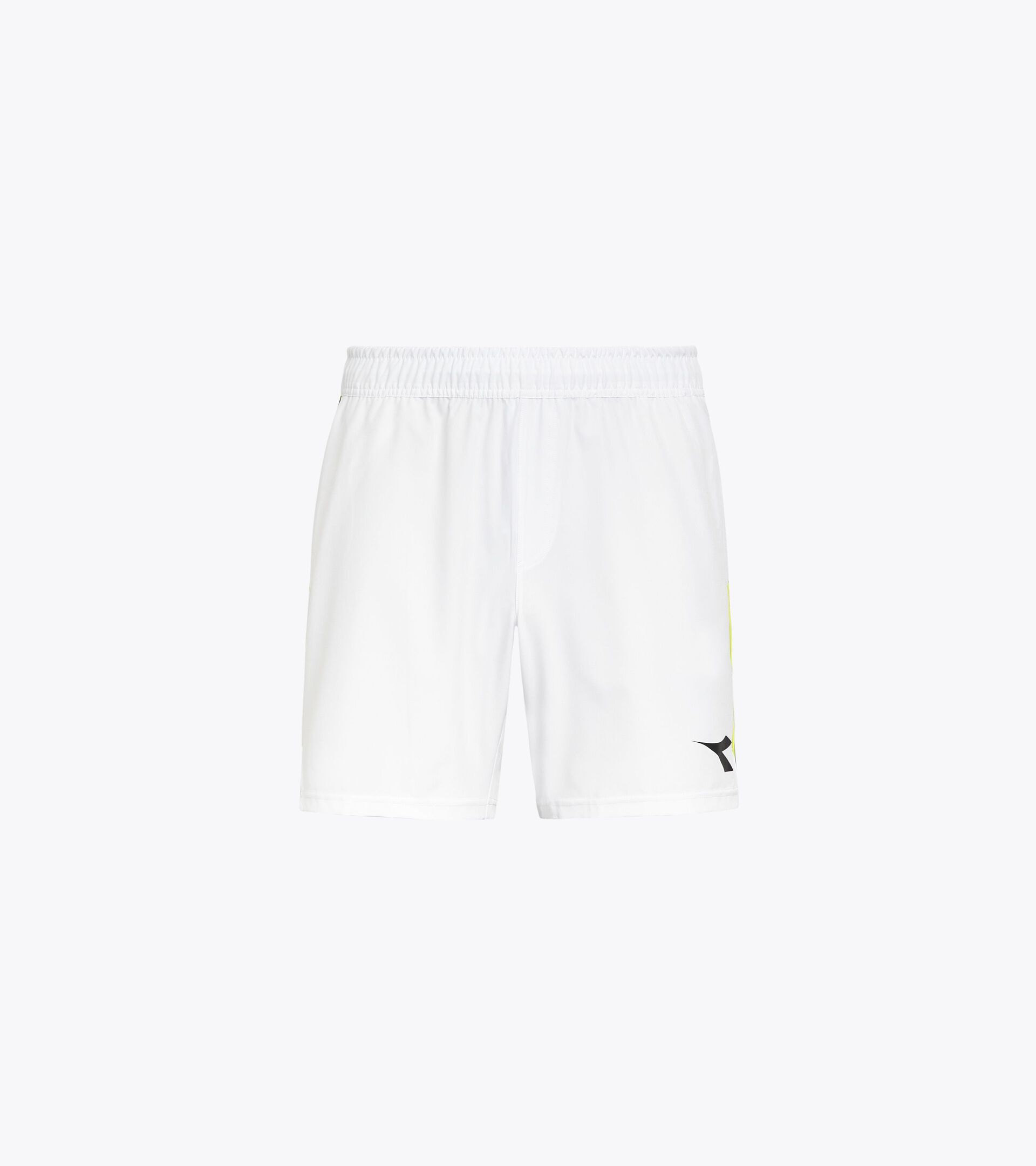 Tennis shorts - Men BERMUDA ICON OPTICAL WHITE/BLACK - Diadora