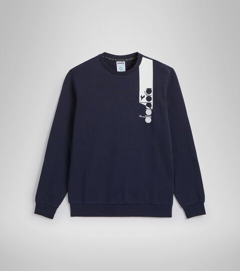 Sweat ras du cou - Unisexe SWEATSHIRT CREW ICON BLEU CABAN - Diadora