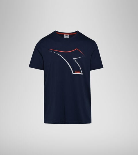Camiseta - Hombre T-SHIRT SS FREGIO CLUB NEGRO IRIS - Diadora