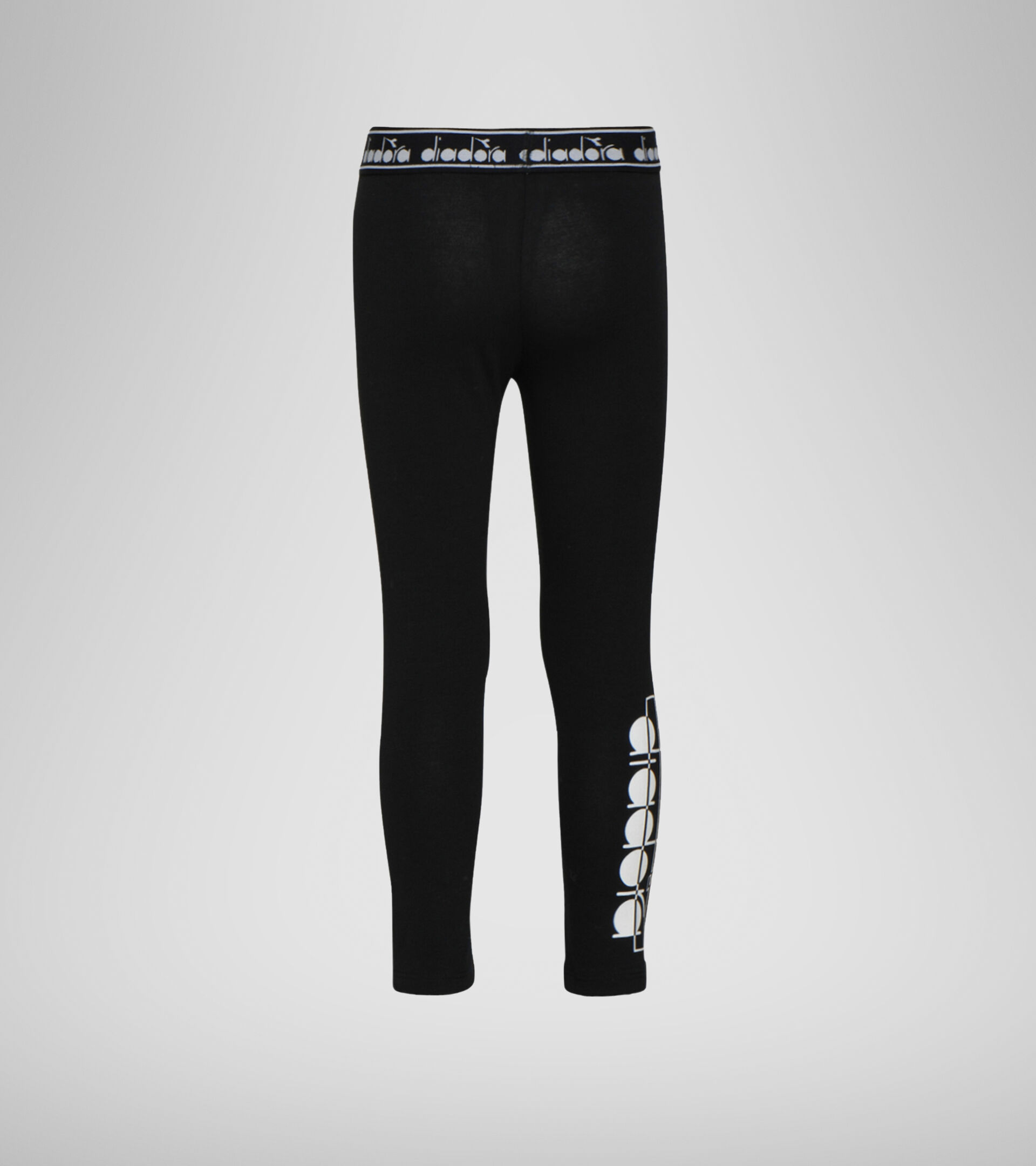 Leggins - Niñas JG. LEGGINGS LOGO MANIA NEGRO - Diadora
